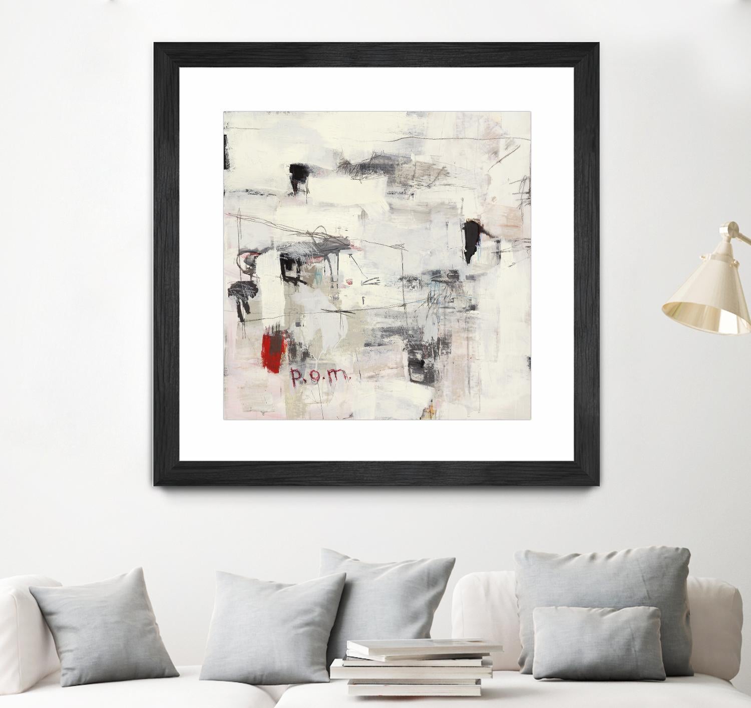 Piece Of Mind by Brent Foreman on GIANT ART - whites & creams abstract