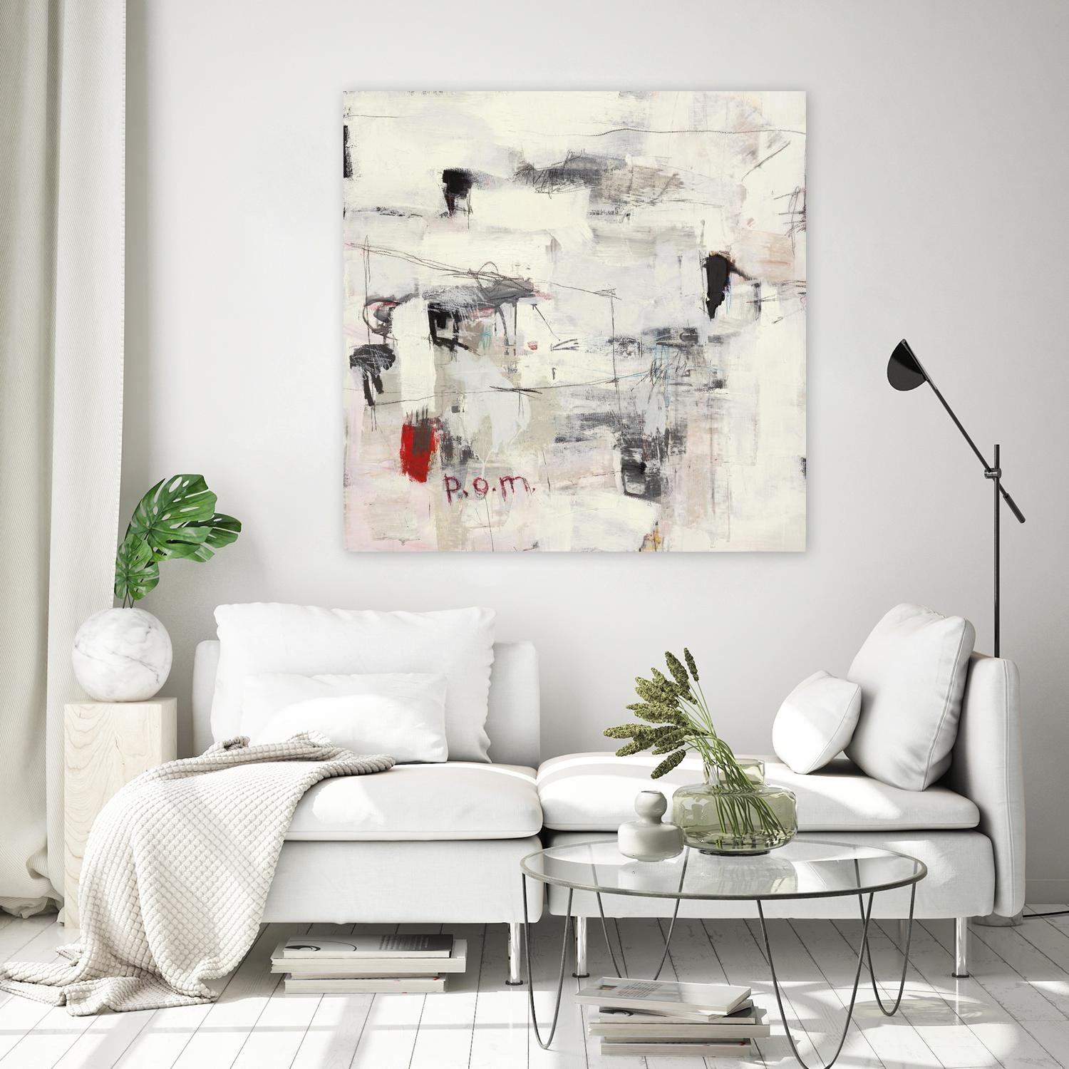 Piece Of Mind by Brent Foreman on GIANT ART - whites & creams abstract