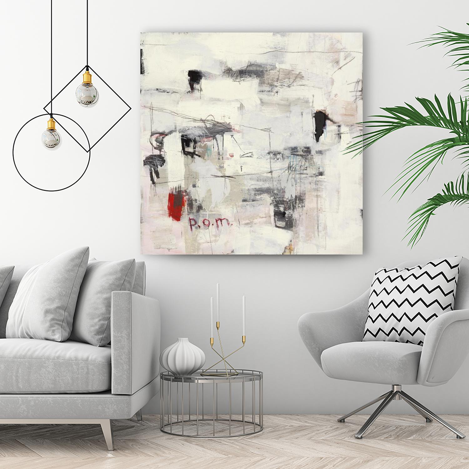 Piece Of Mind by Brent Foreman on GIANT ART - whites & creams abstract