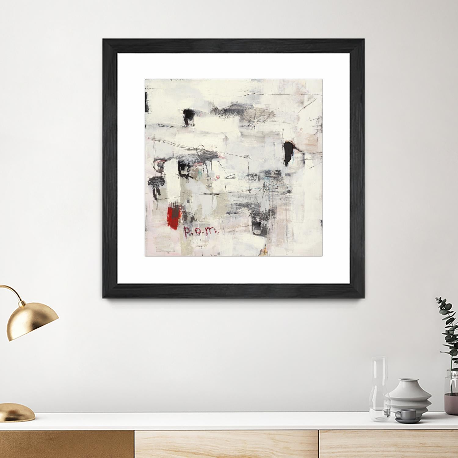 Piece Of Mind by Brent Foreman on GIANT ART - whites & creams abstract