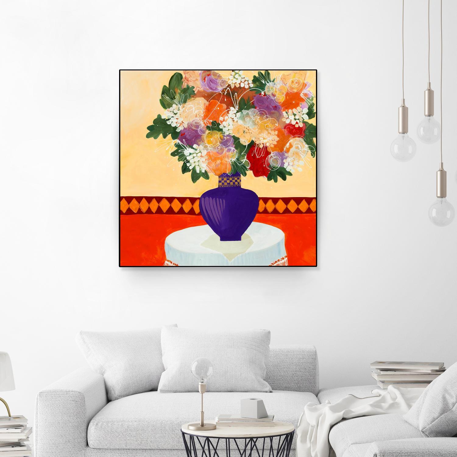 Taking In The Joy by Ruth Fromstein on GIANT ART - oranges floral bouquet
