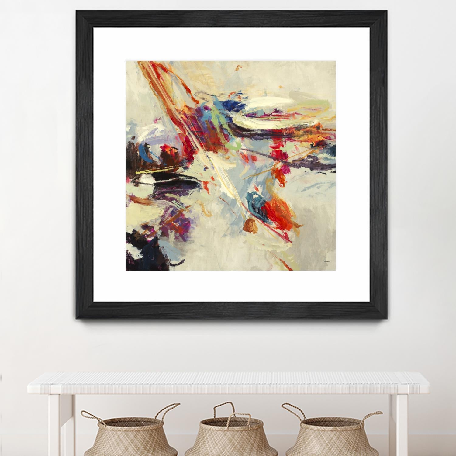 Positive Energy I by Randy Hibberd on GIANT ART - beige abstract