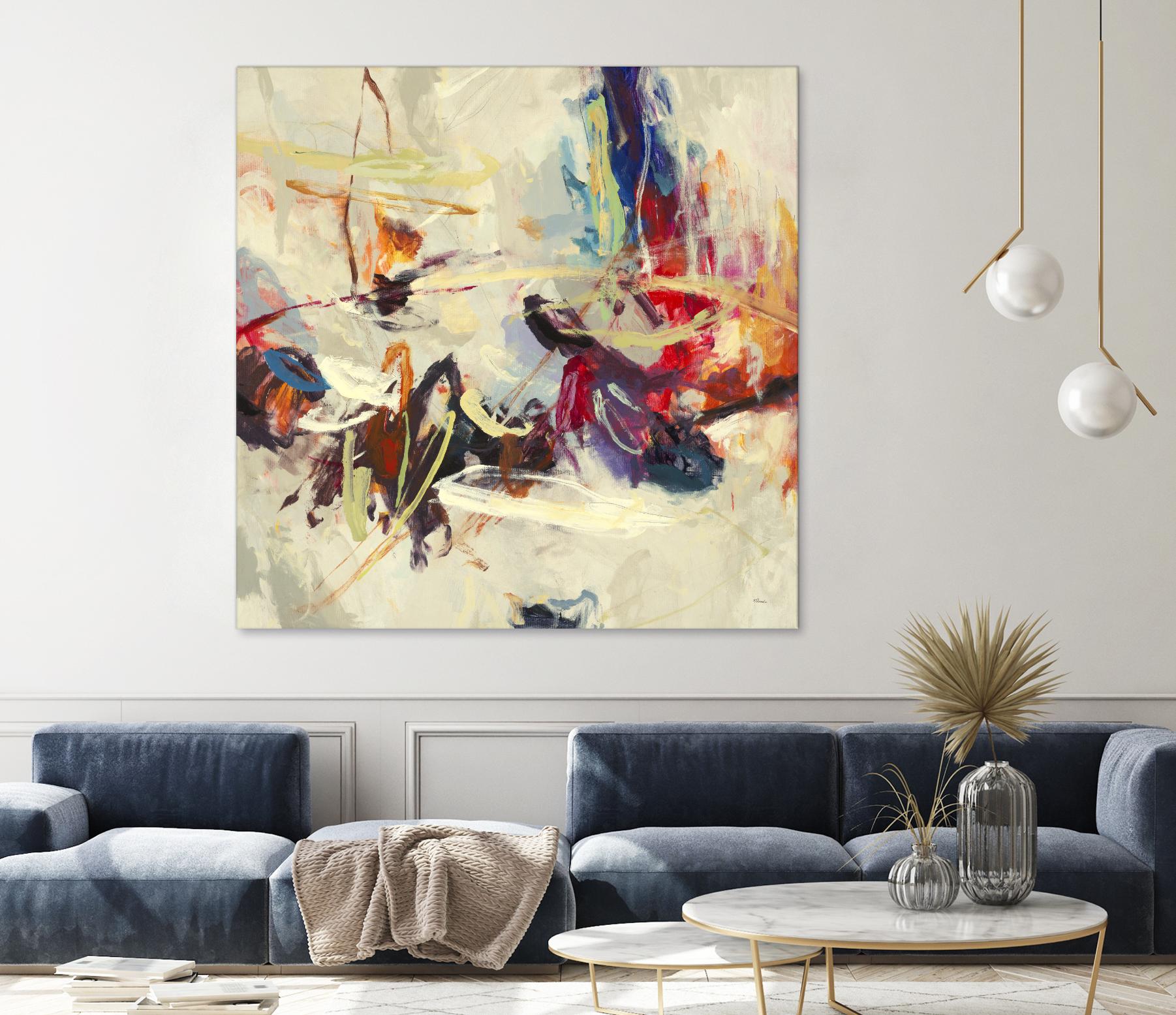 Positive Energy III by Randy Hibberd on GIANT ART - pink abstract