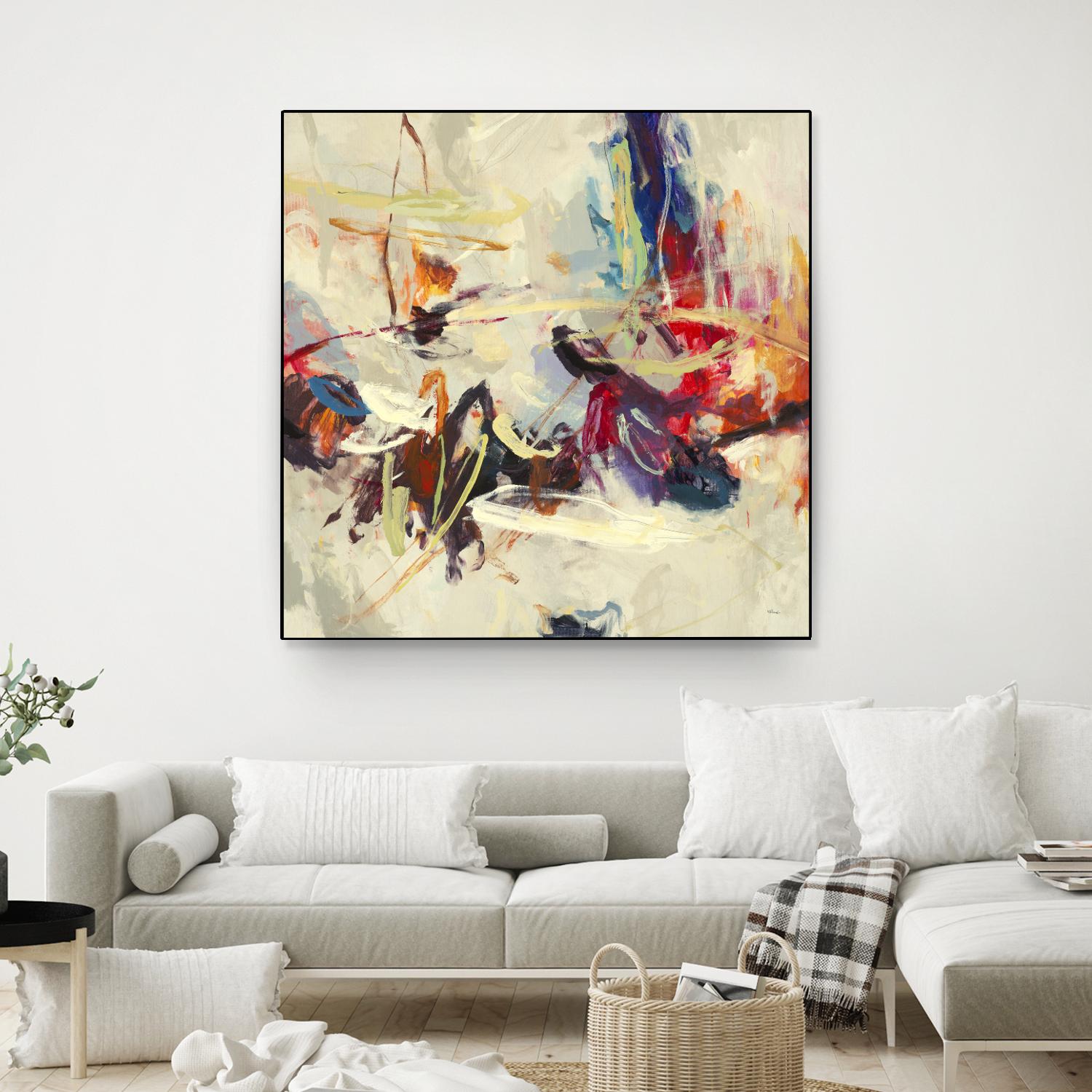 Positive Energy III by Randy Hibberd on GIANT ART - pink abstract