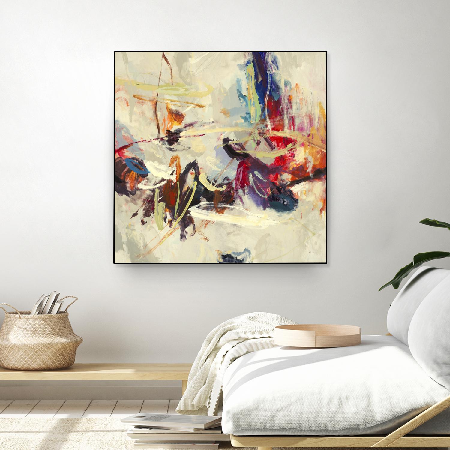 Positive Energy III by Randy Hibberd on GIANT ART - pink abstract