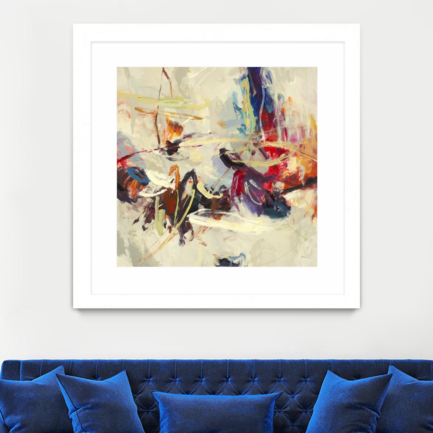 Positive Energy III by Randy Hibberd on GIANT ART - pink abstract