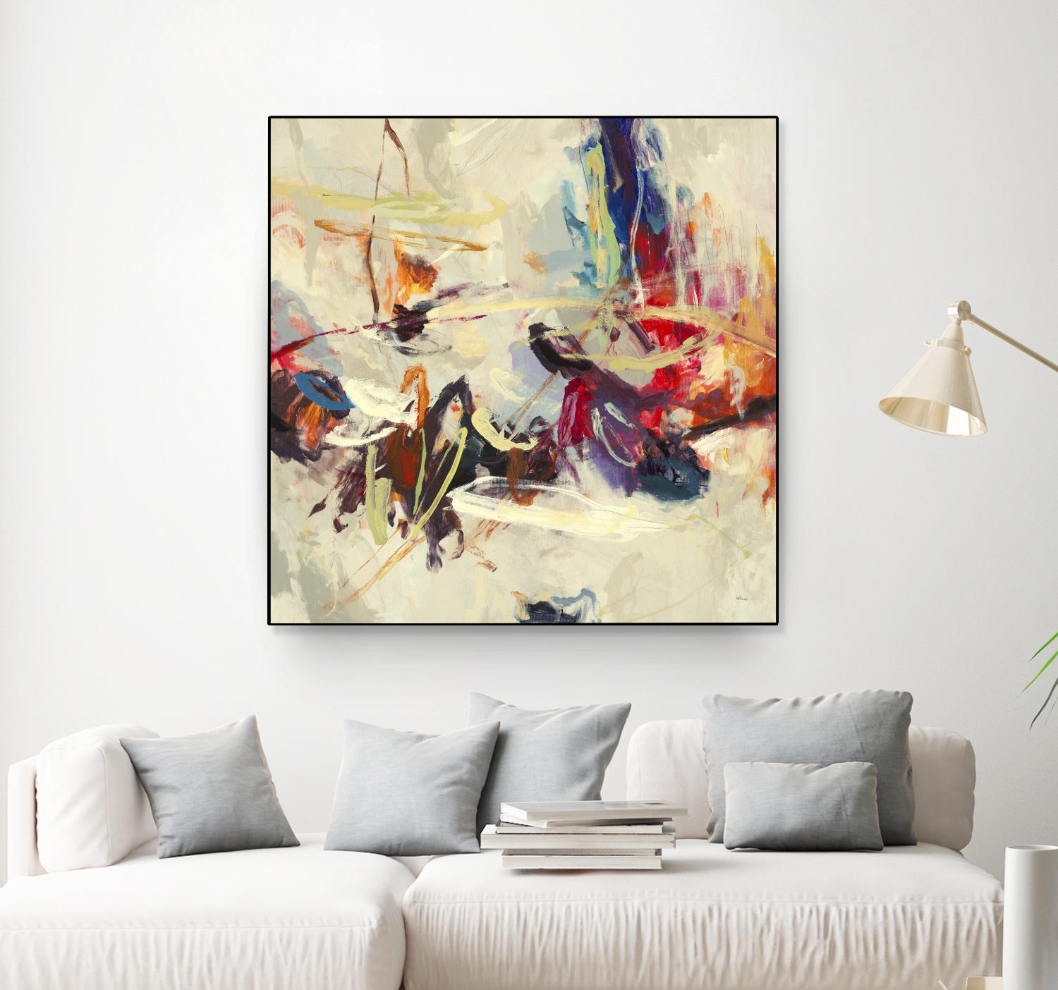 Positive Energy III by Randy Hibberd on GIANT ART - pink abstract