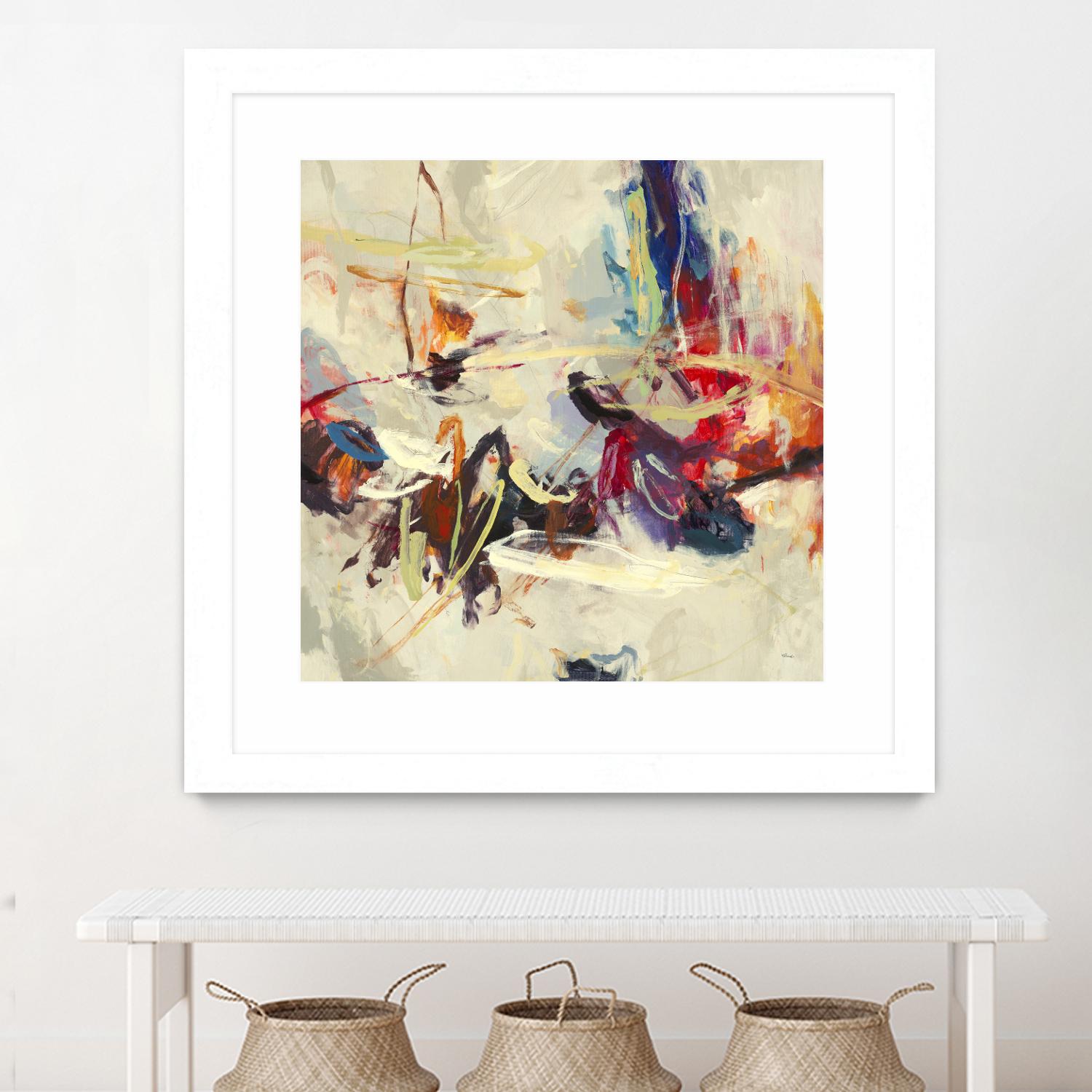 Positive Energy III by Randy Hibberd on GIANT ART - pink abstract