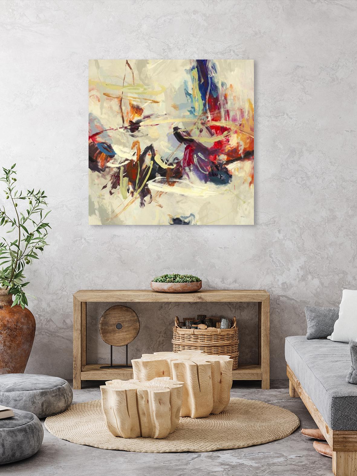 Positive Energy III by Randy Hibberd on GIANT ART - pink abstract