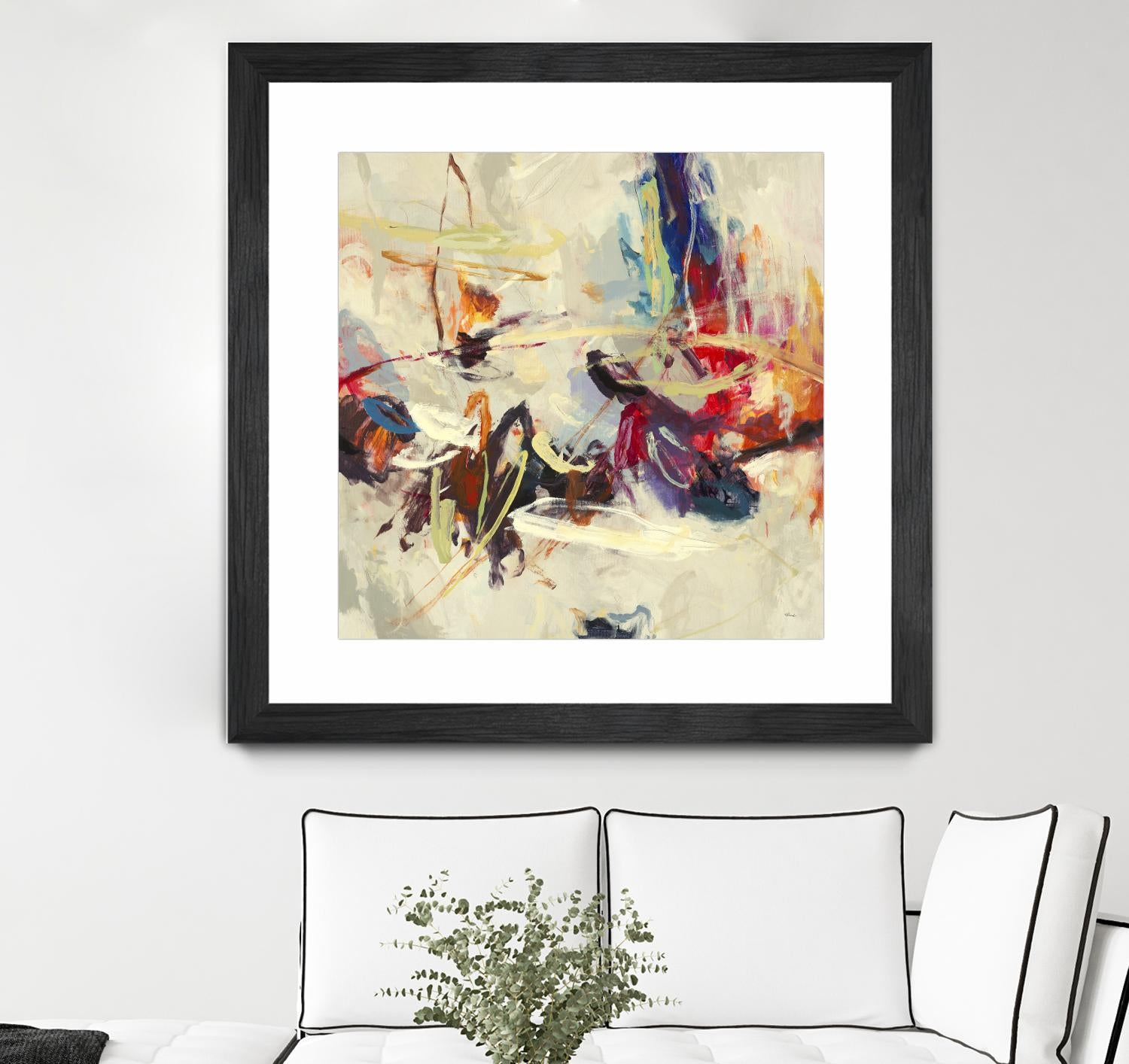 Positive Energy III by Randy Hibberd on GIANT ART - pink abstract