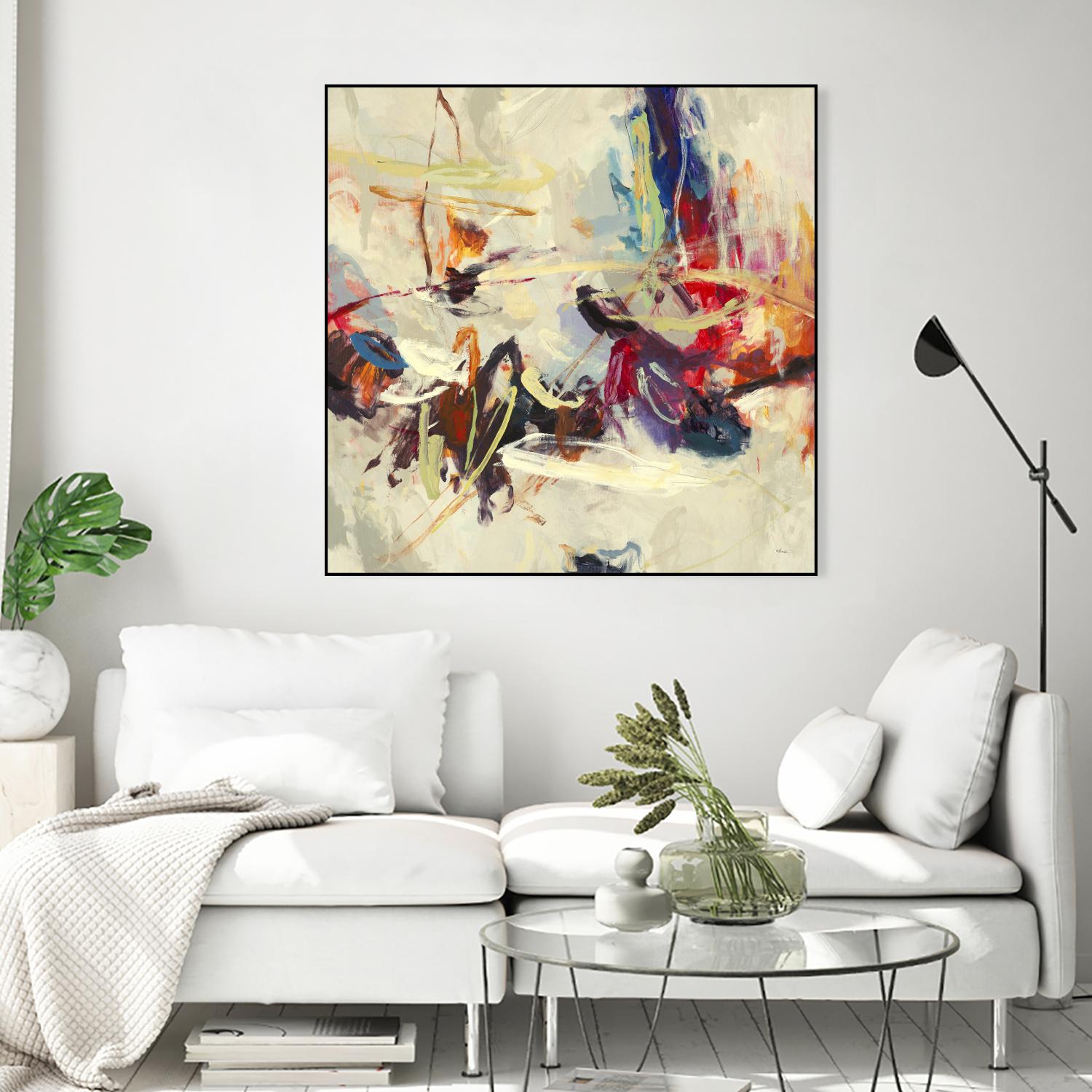 Positive Energy III by Randy Hibberd on GIANT ART - pink abstract