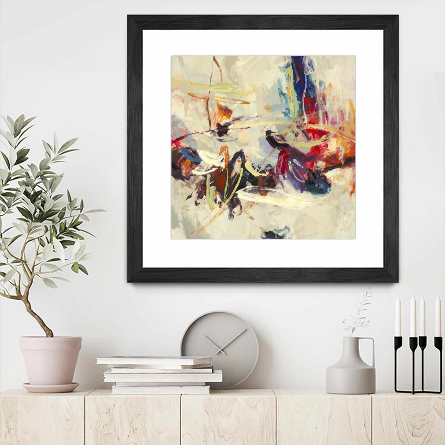 Positive Energy III by Randy Hibberd on GIANT ART - pink abstract