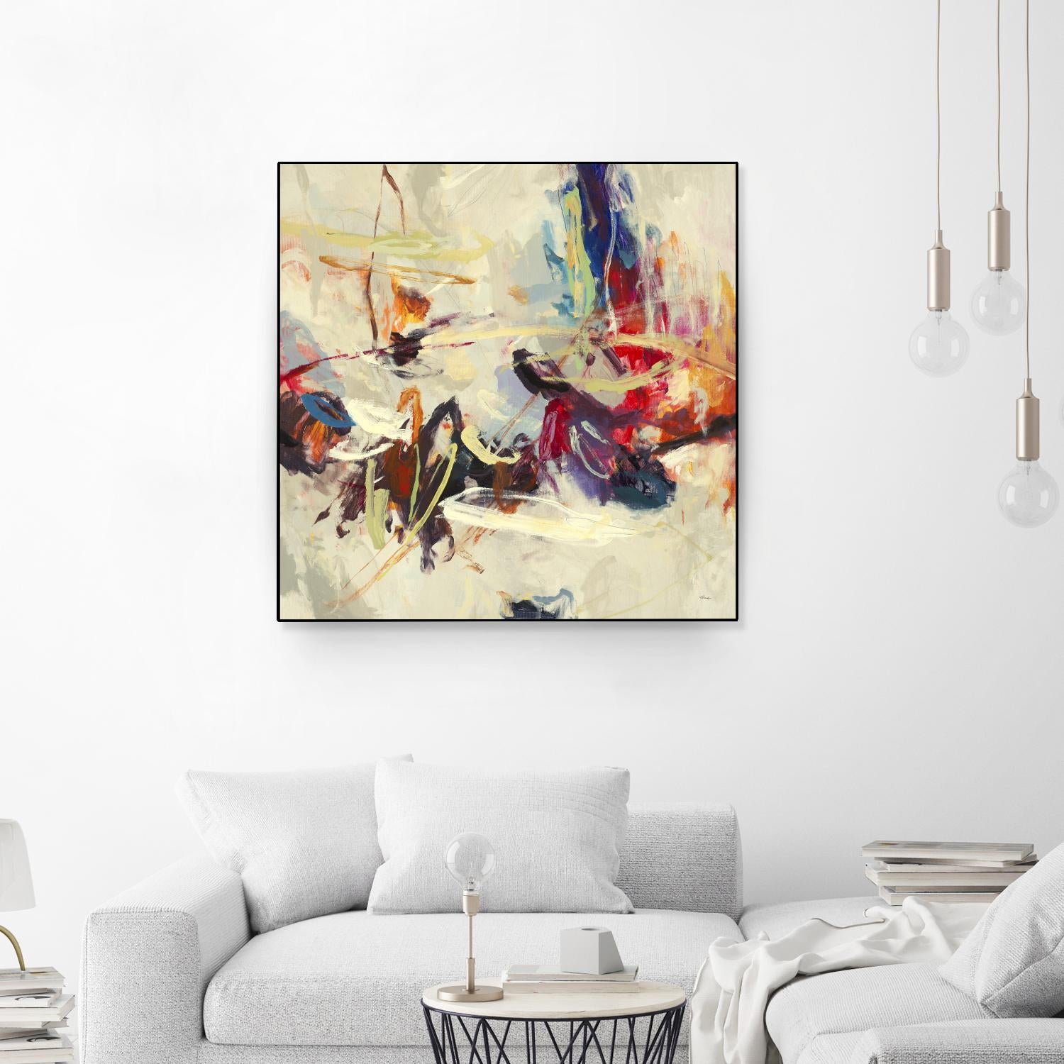 Positive Energy III by Randy Hibberd on GIANT ART - pink abstract