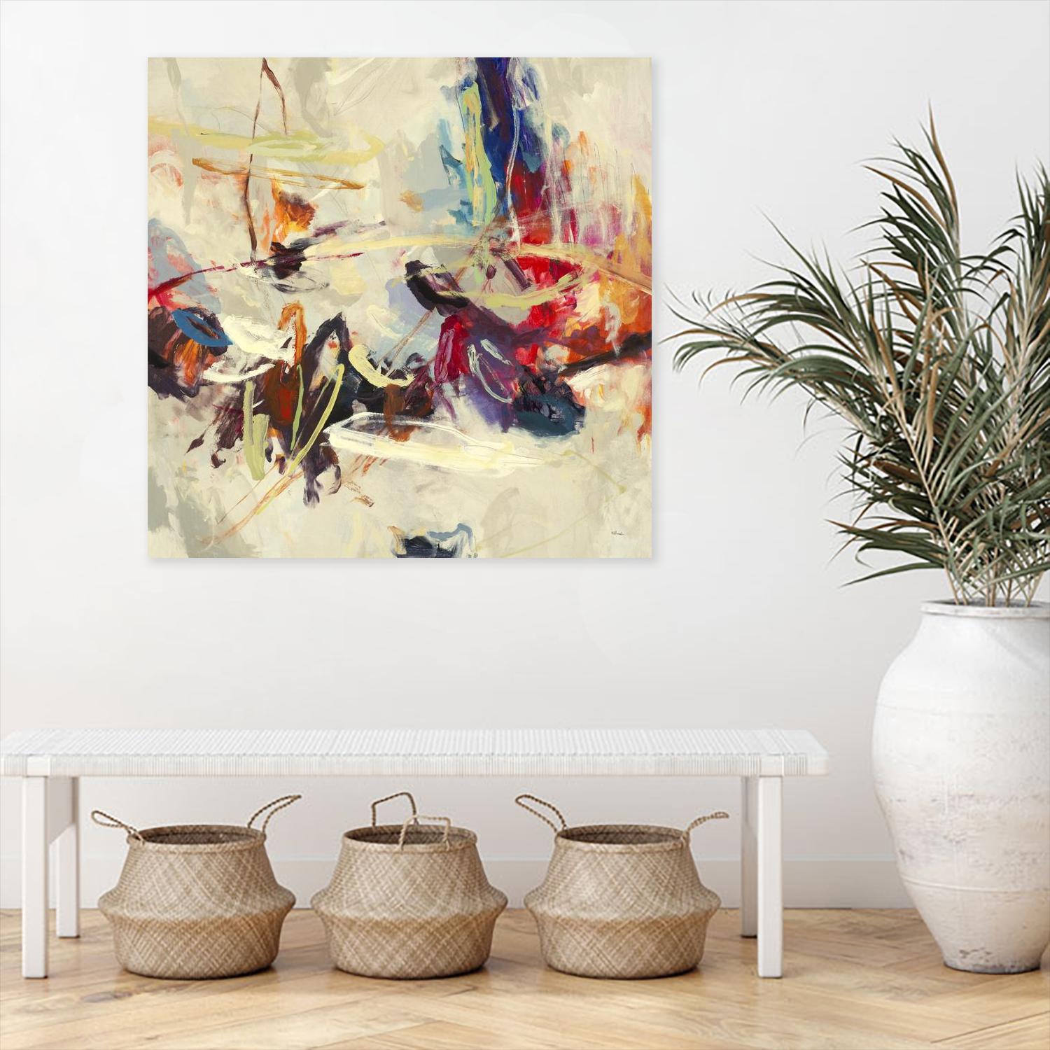 Positive Energy III by Randy Hibberd on GIANT ART - pink abstract