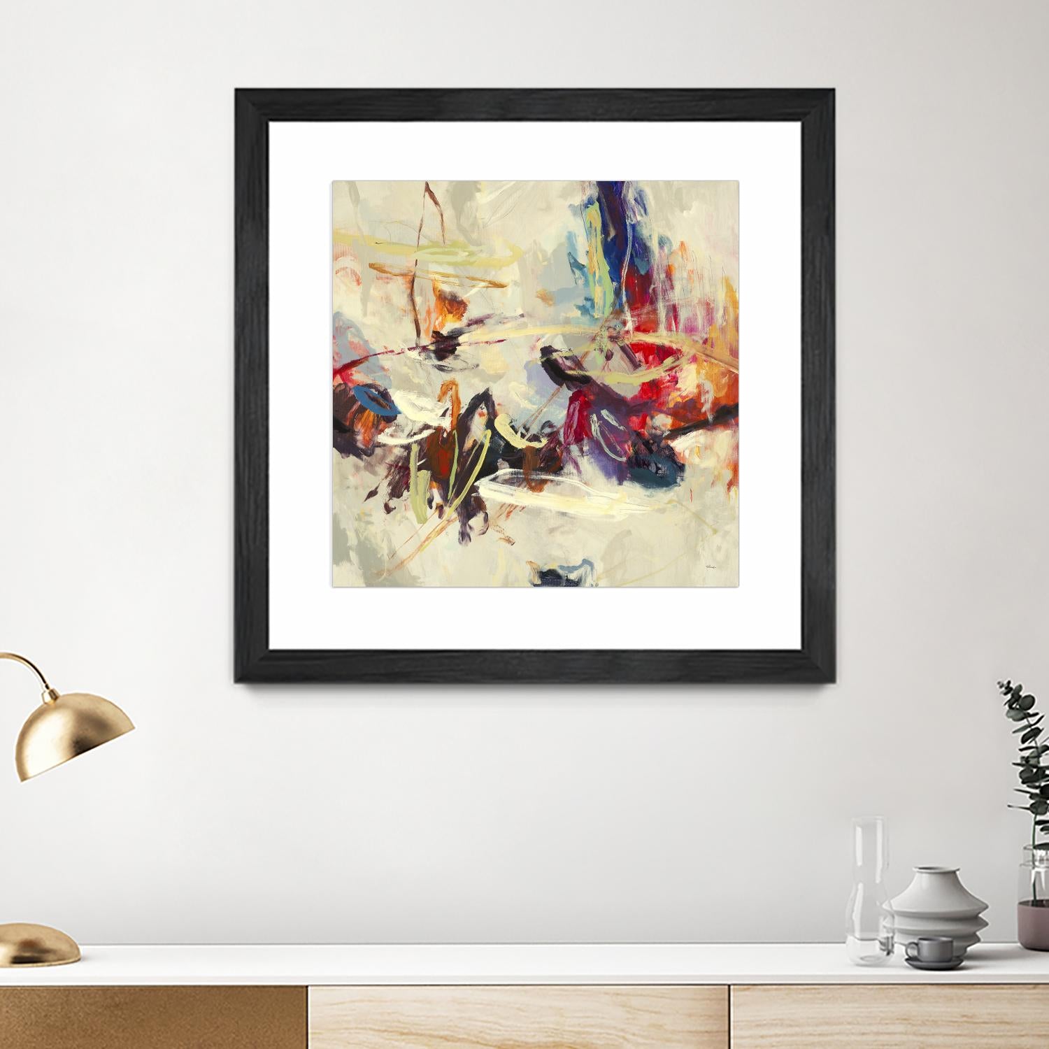 Positive Energy III by Randy Hibberd on GIANT ART - pink abstract