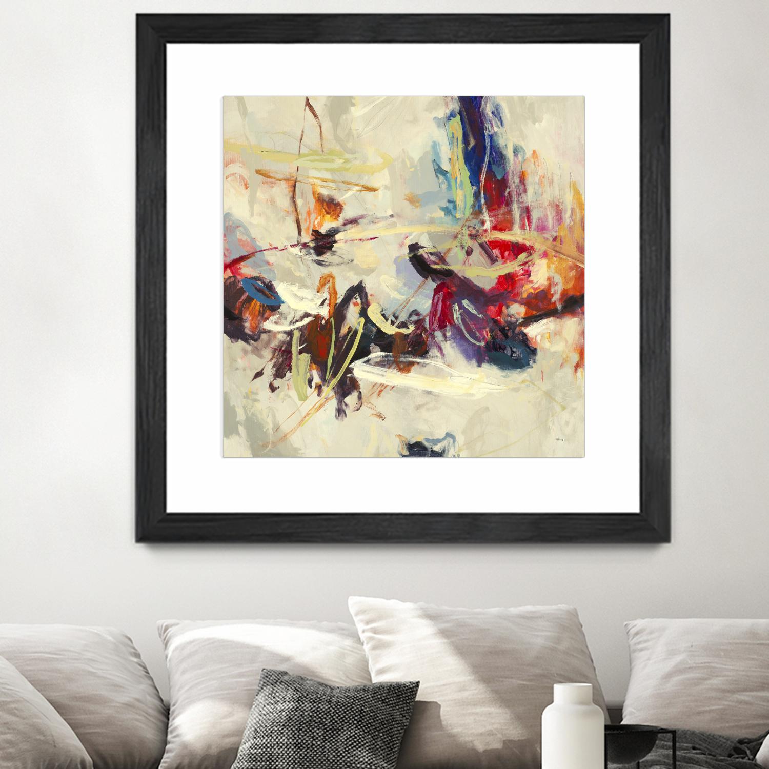 Positive Energy III by Randy Hibberd on GIANT ART - pink abstract