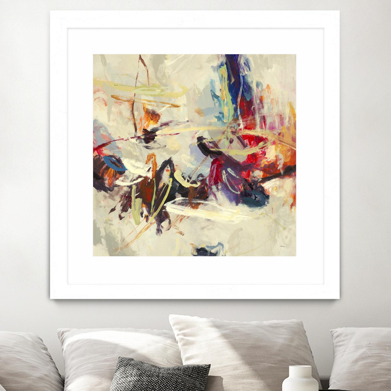 Positive Energy III by Randy Hibberd on GIANT ART - pink abstract