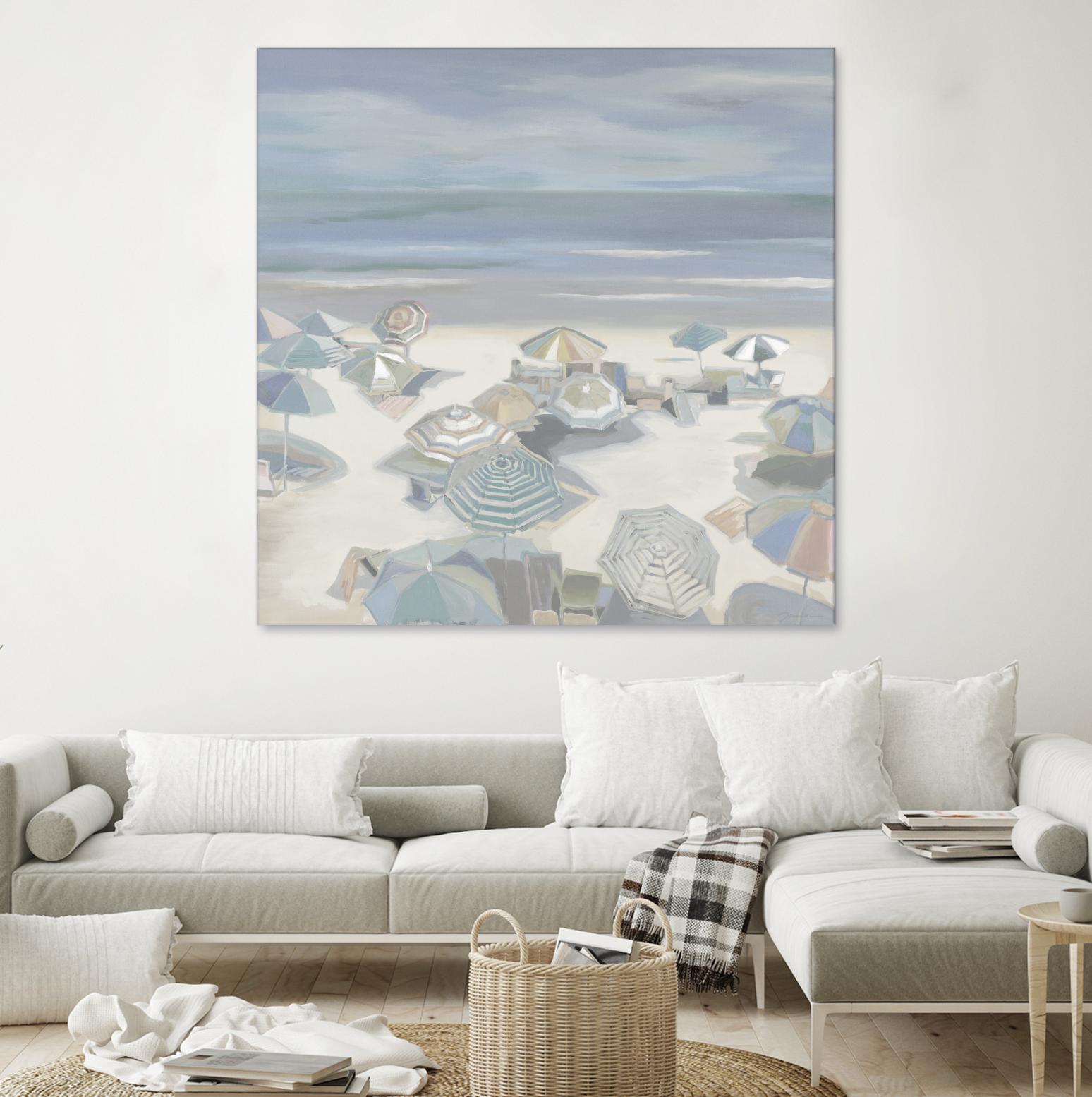 Beach Party by Liz Jardine on GIANT ART - blues coastal, tropical