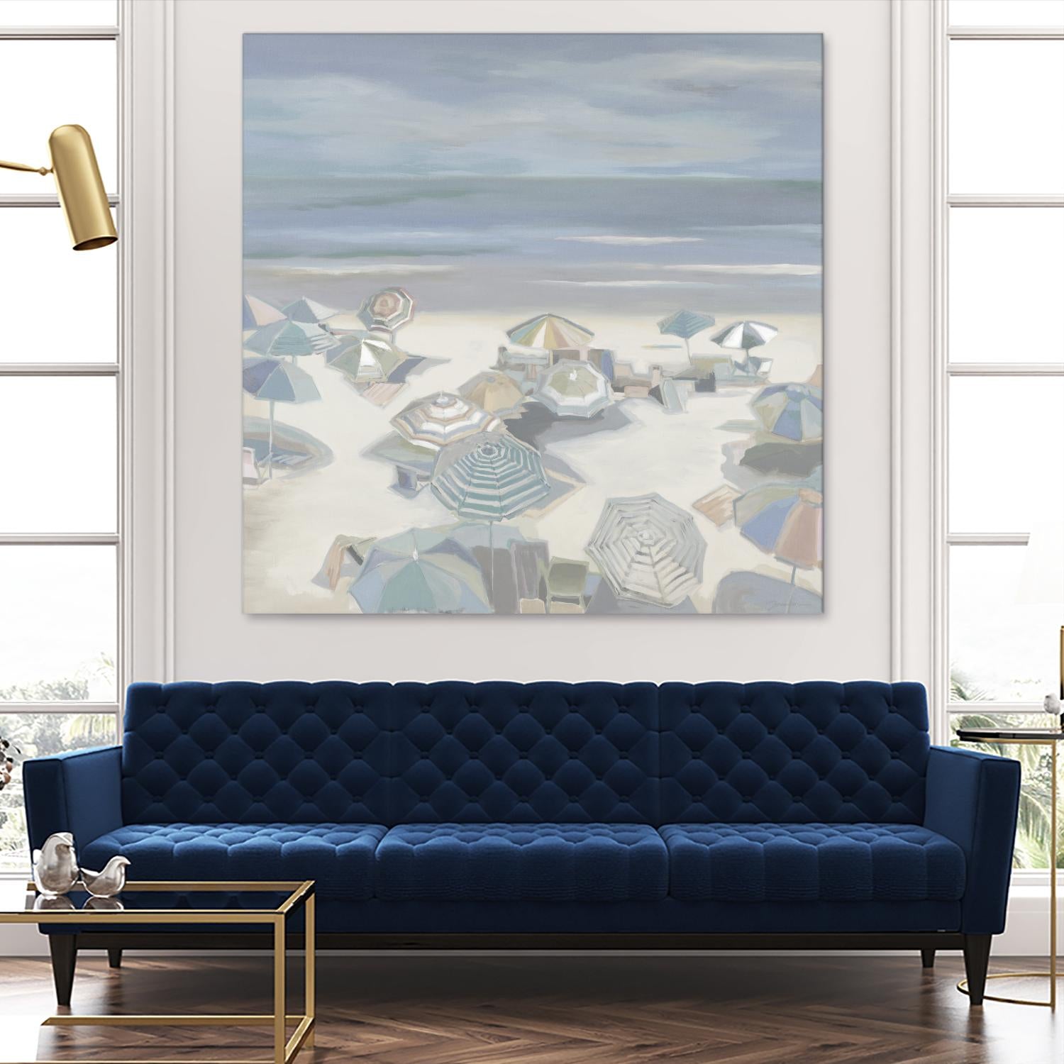 Beach Party by Liz Jardine on GIANT ART - blues coastal, tropical