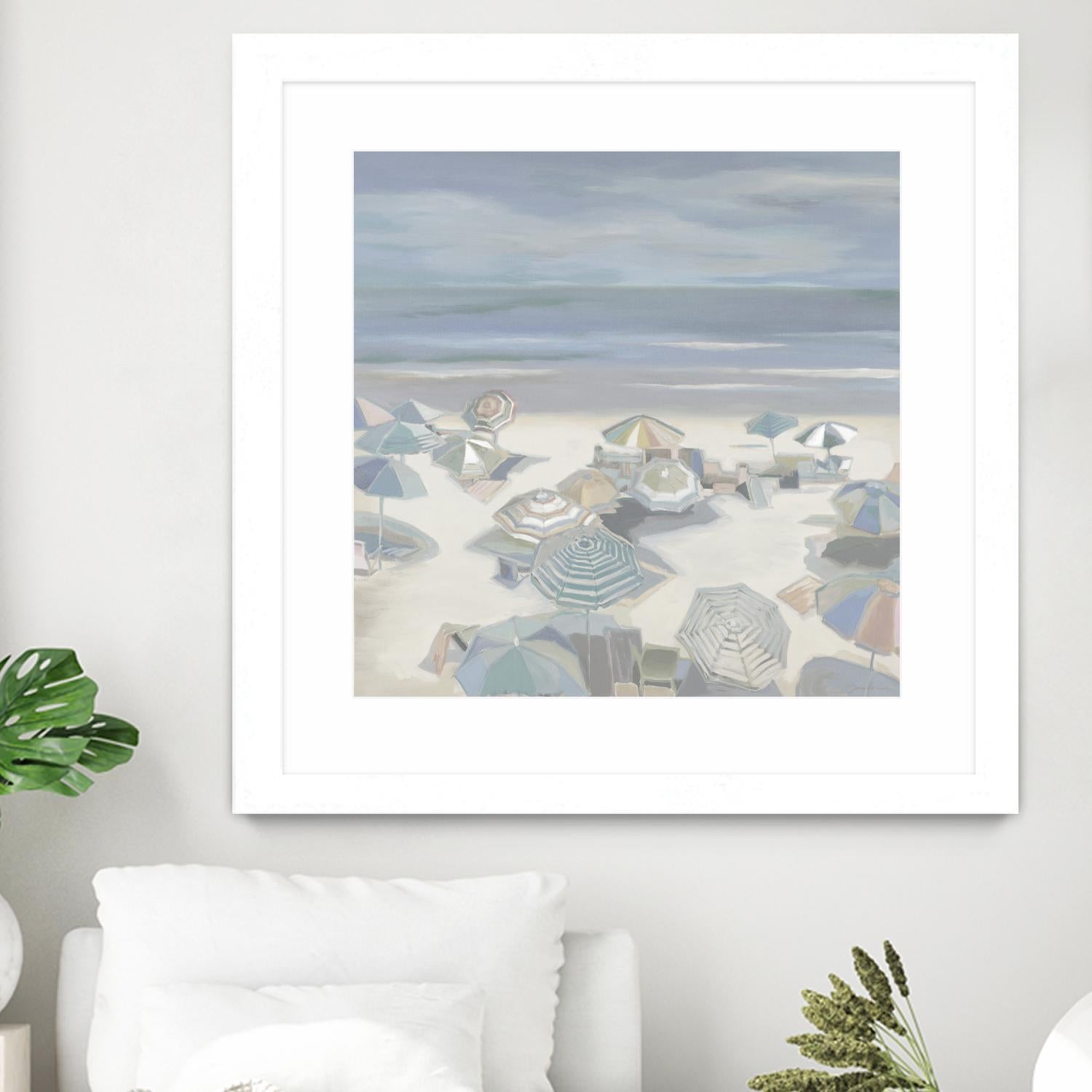 Beach Party by Liz Jardine on GIANT ART - blues coastal, tropical