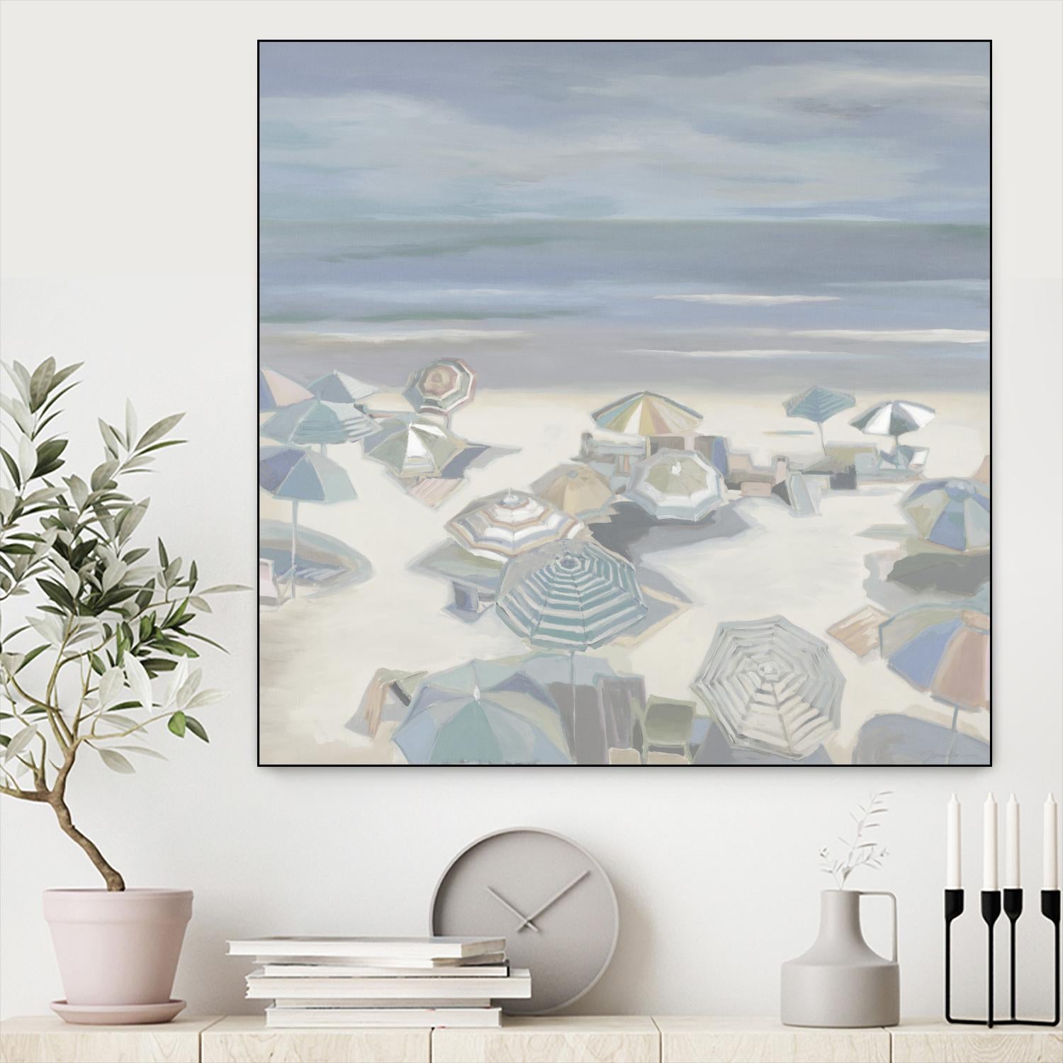 Beach Party by Liz Jardine on GIANT ART - blues coastal, tropical
