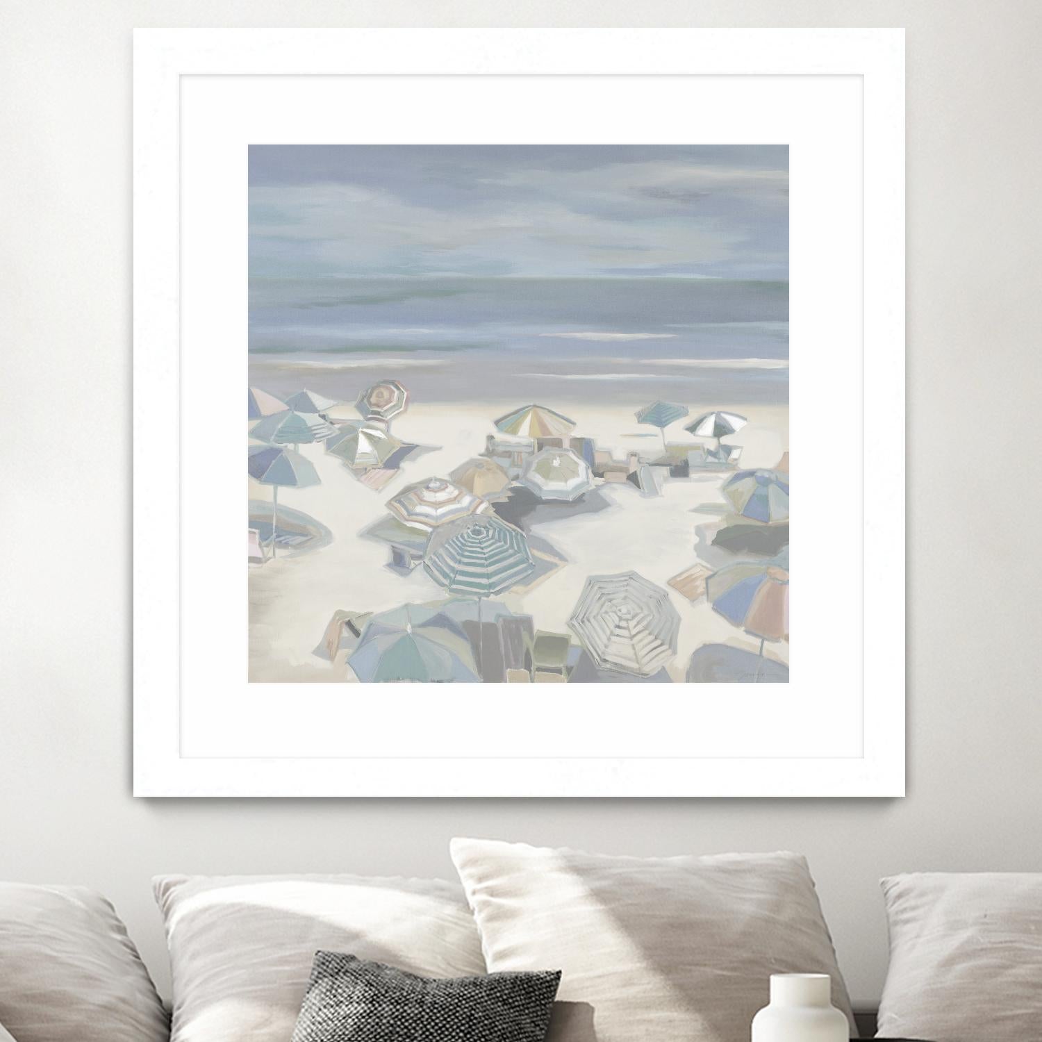 Beach Party by Liz Jardine on GIANT ART - blues coastal, tropical