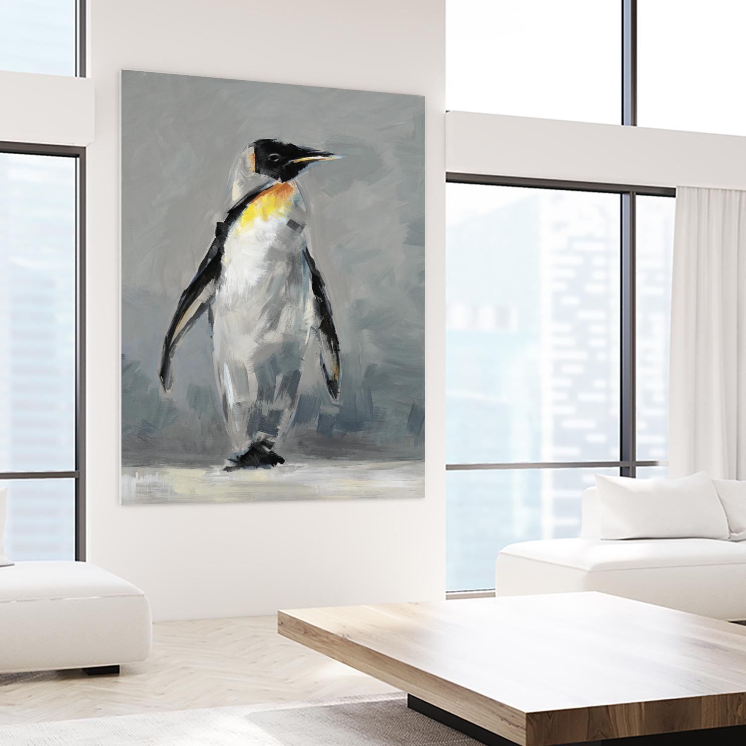 Keep Cool I by Liz Jardine on GIANT ART - yellow animals