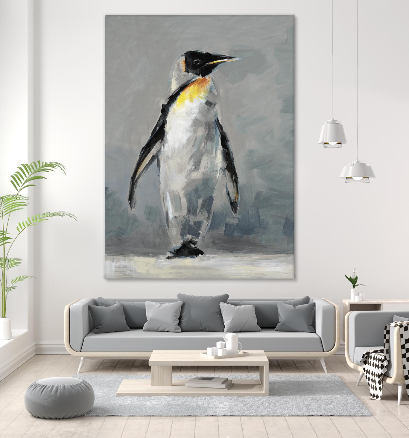 Keep Cool I by Liz Jardine on GIANT ART - yellow animals