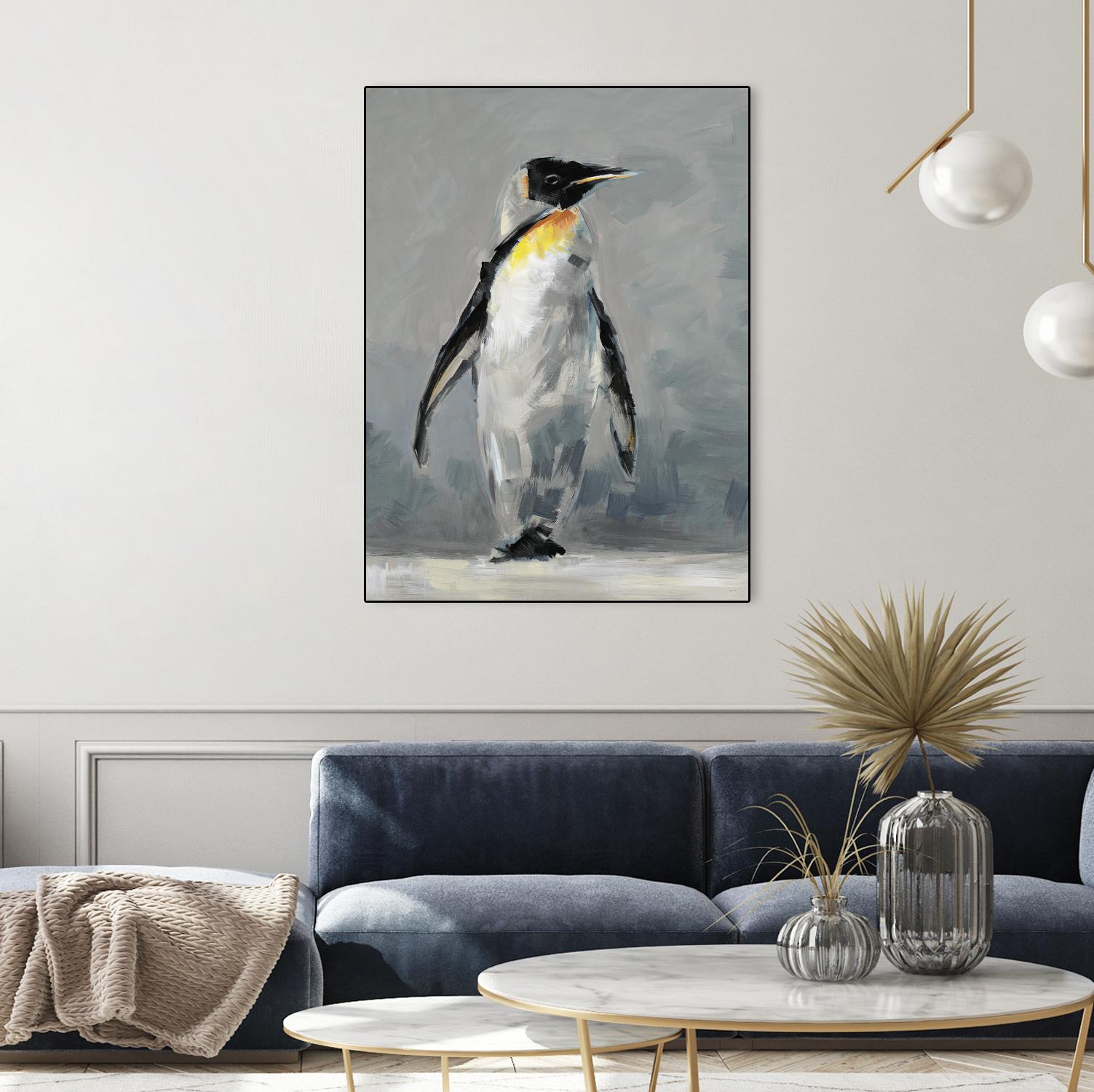 Keep Cool I by Liz Jardine on GIANT ART - yellow animals