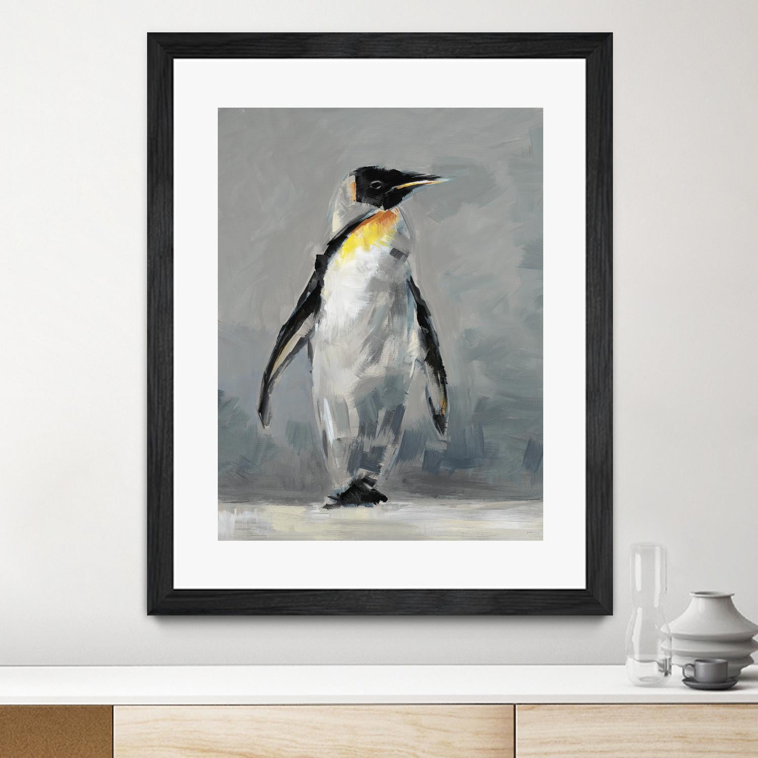 Keep Cool I by Liz Jardine on GIANT ART - yellow animals