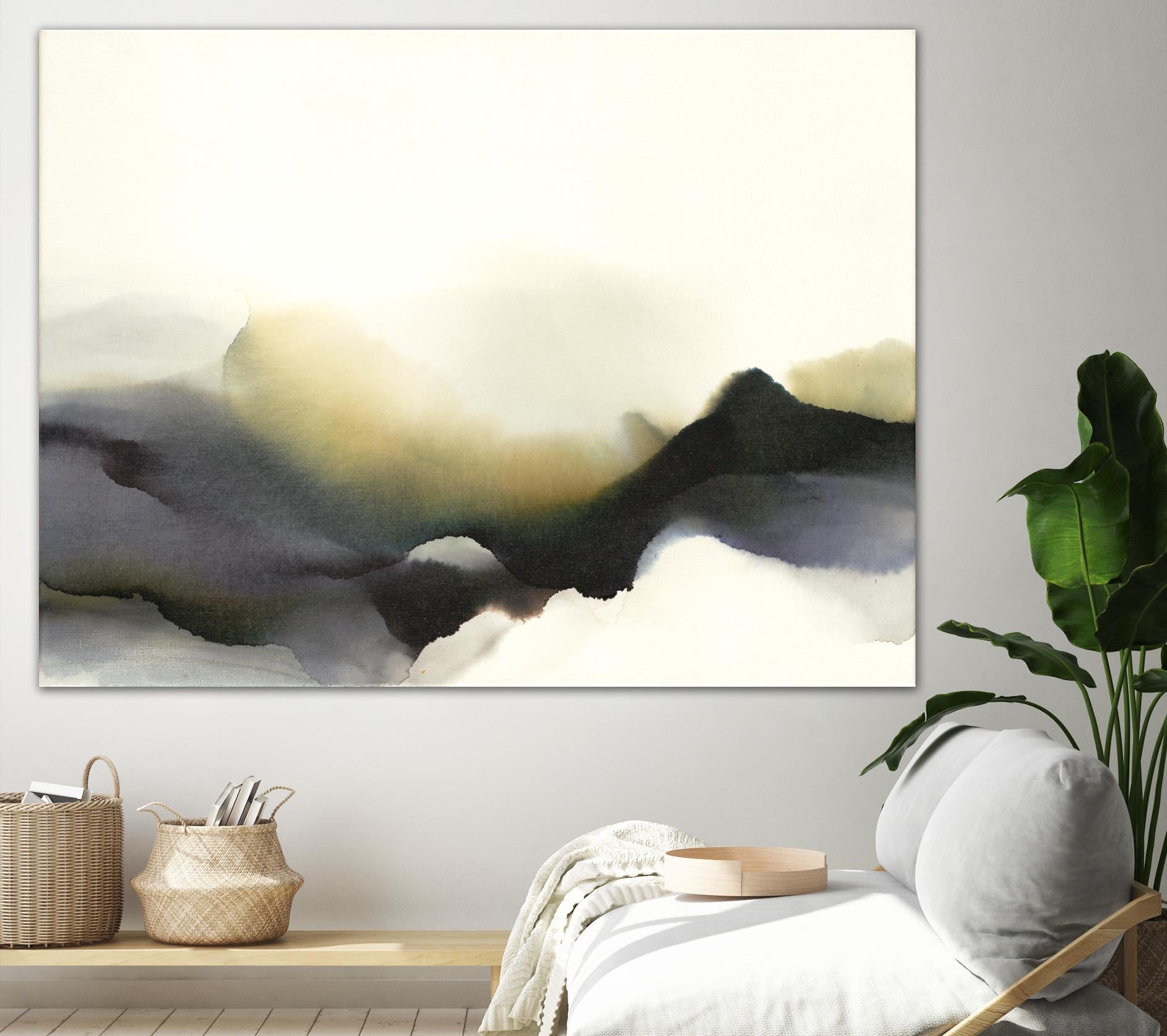 Lose Yourself to the Groove by Kippi Leonard on GIANT ART - black watercolour