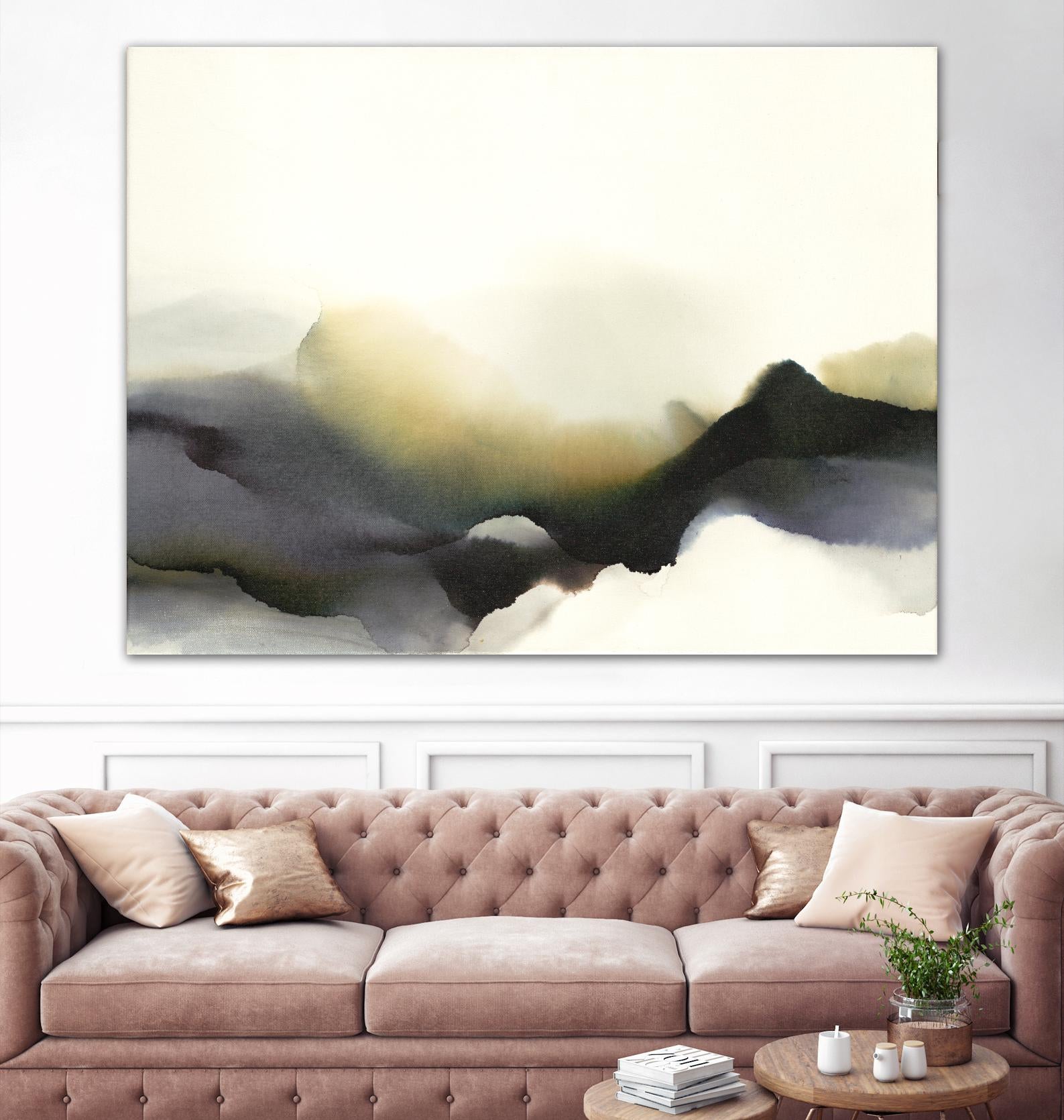 Lose Yourself to the Groove by Kippi Leonard on GIANT ART - black watercolour