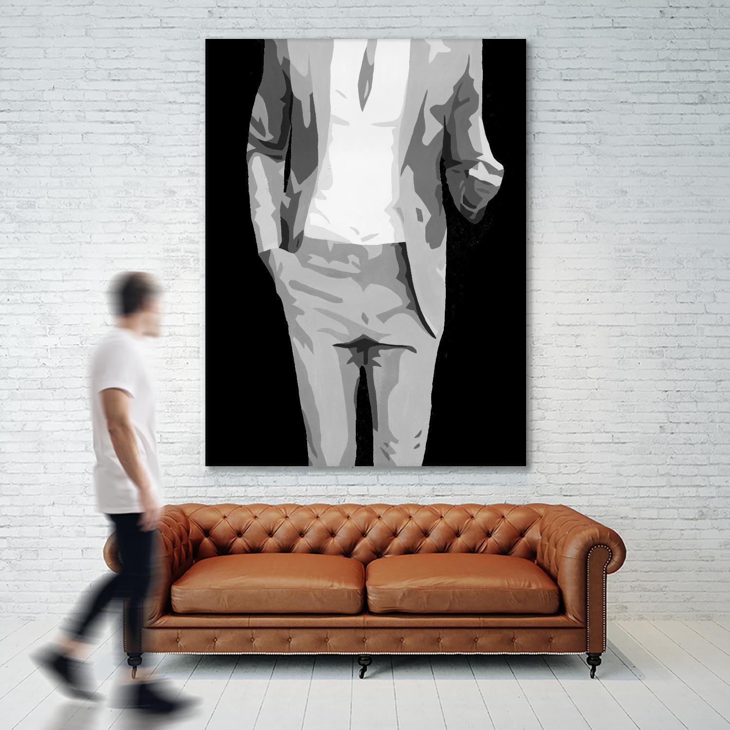 MR WHY NOT by Bethann Lawson on GIANT ART - black and white figurative figurative