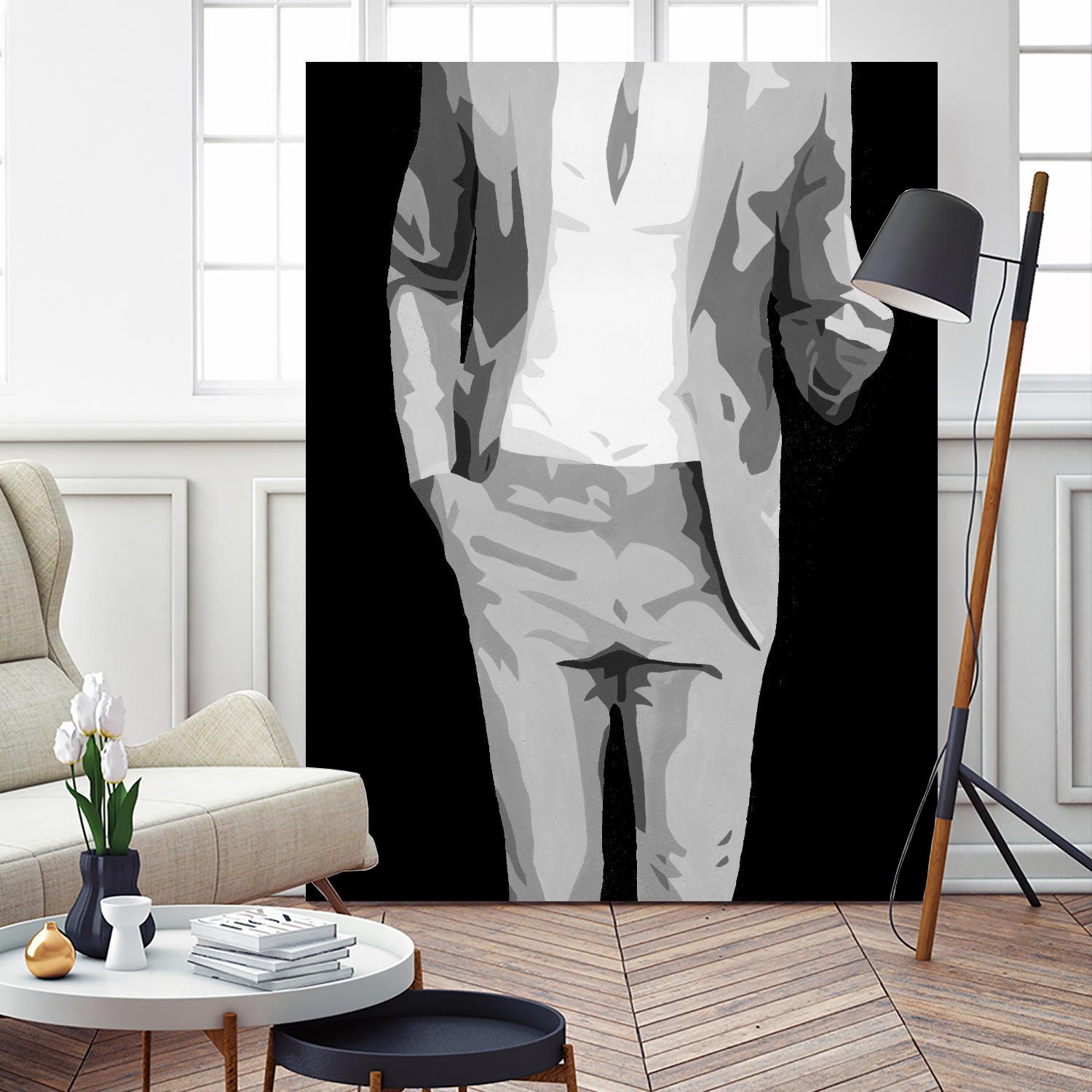 MR WHY NOT by Bethann Lawson on GIANT ART - black and white figurative figurative