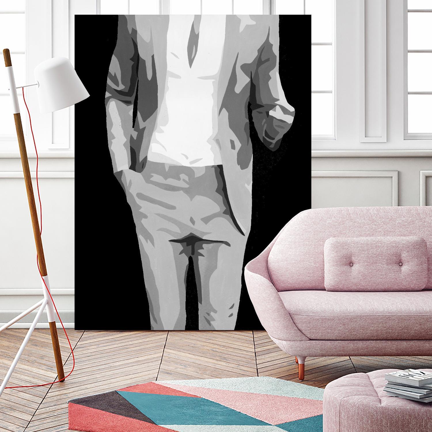 MR WHY NOT by Bethann Lawson on GIANT ART - black and white figurative figurative