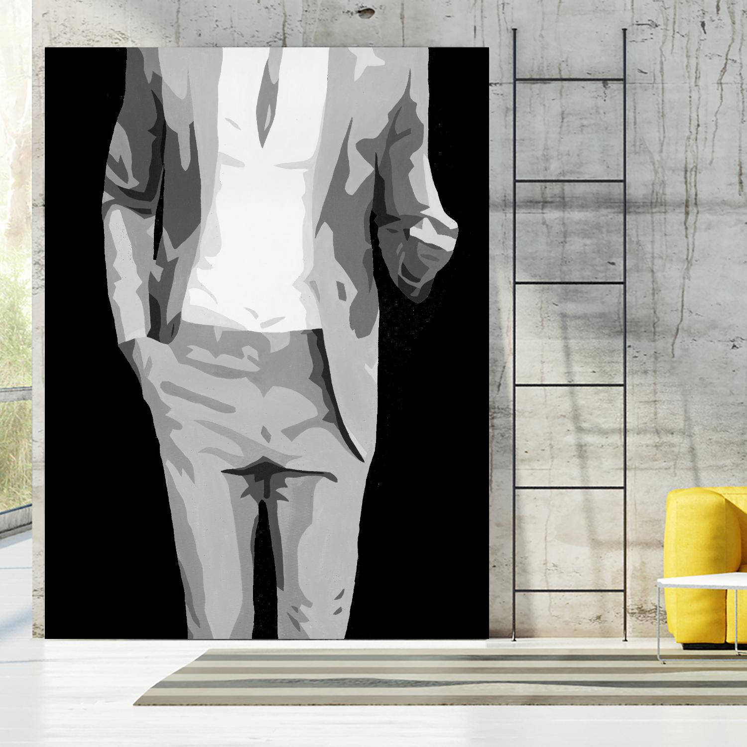 MR WHY NOT by Bethann Lawson on GIANT ART - black and white figurative figurative