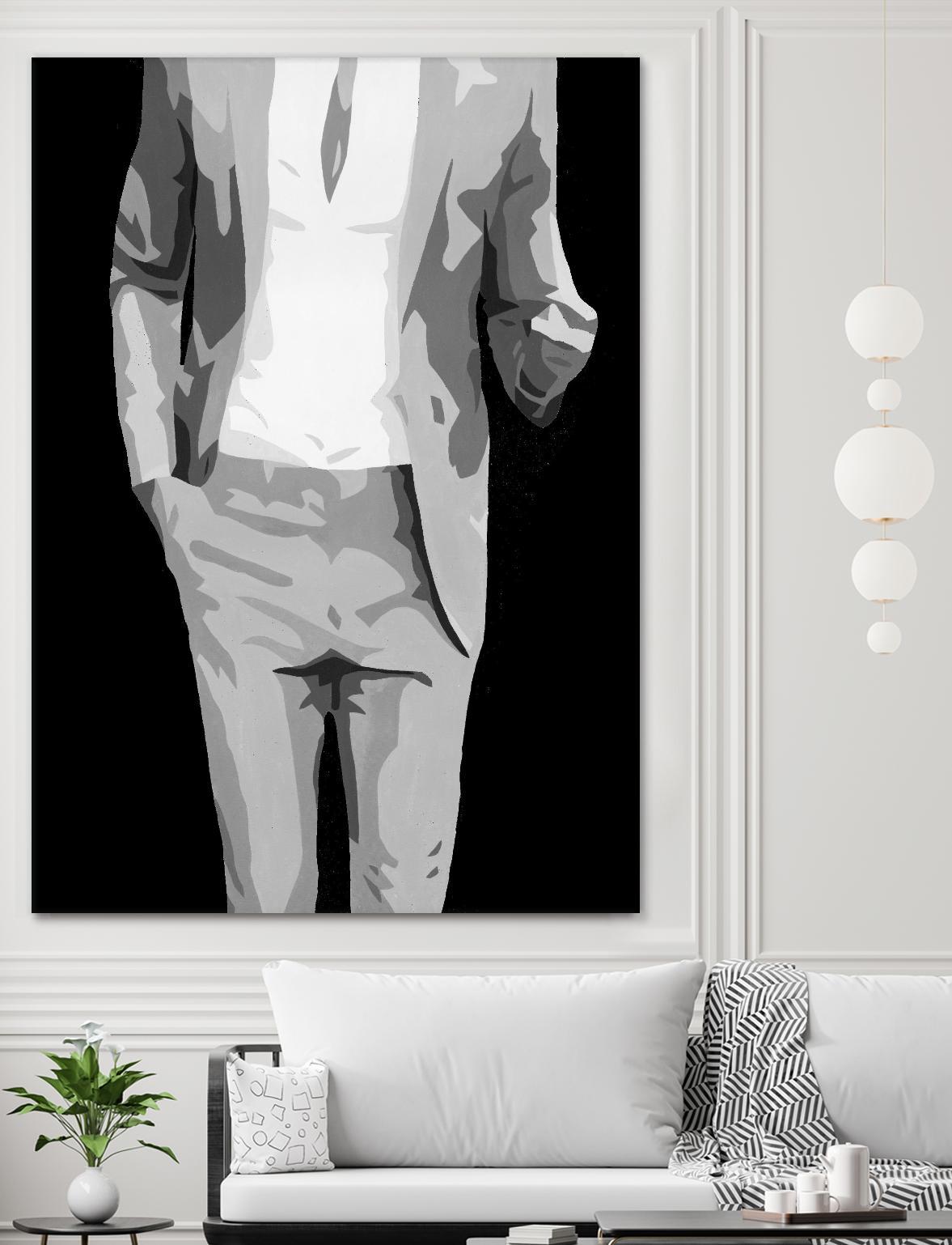 MR WHY NOT by Bethann Lawson on GIANT ART - black and white figurative figurative