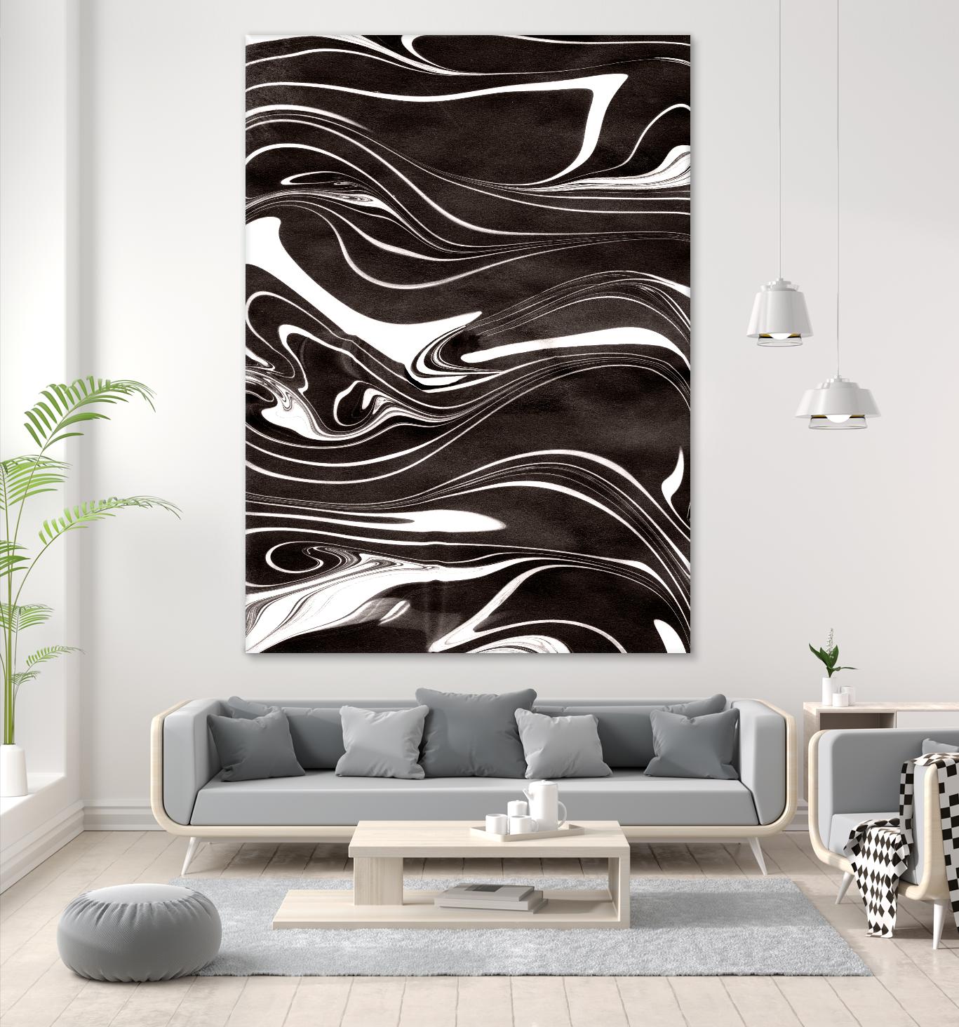 Yinyang I by Alicia Ludwig on GIANT ART - black abstract