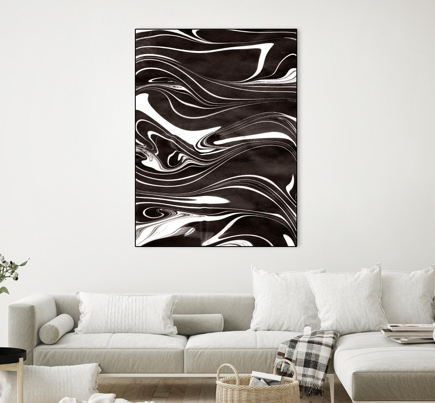 Yinyang I by Alicia Ludwig on GIANT ART - black abstract