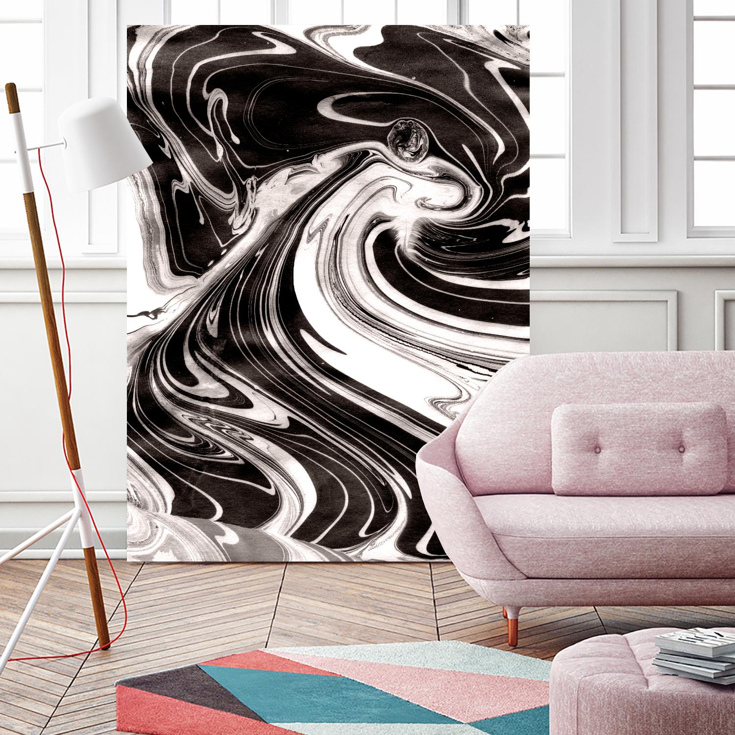 Yinyang III by Alicia Ludwig on GIANT ART - black abstract