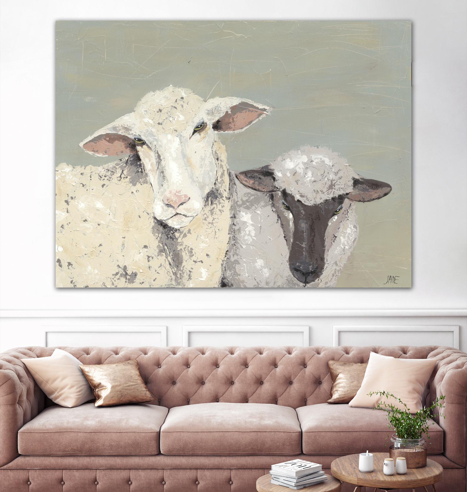 Sweet Lambs I by Jade Reynolds on GIANT ART - animals