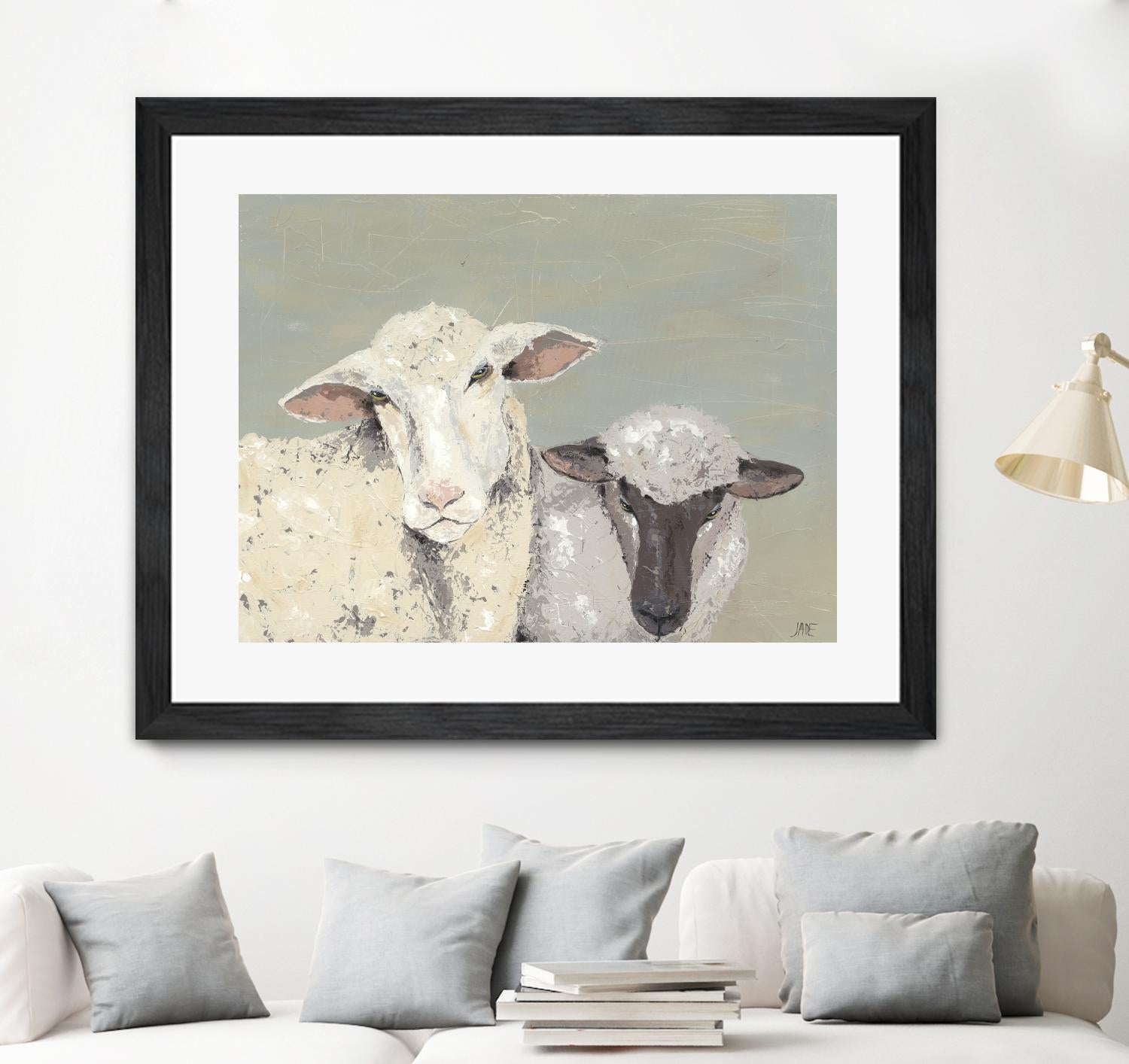 Sweet Lambs I by Jade Reynolds on GIANT ART - animals