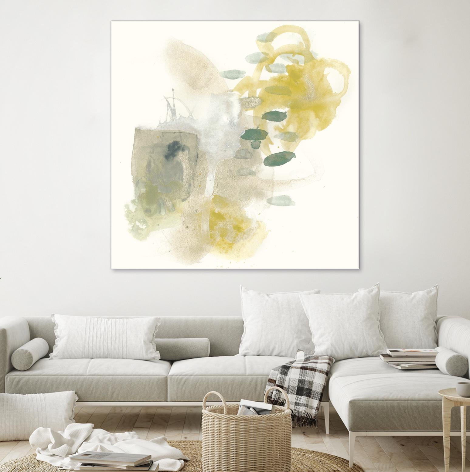 Apex Formula IV by June Erica Vess on GIANT ART - yellow abstract