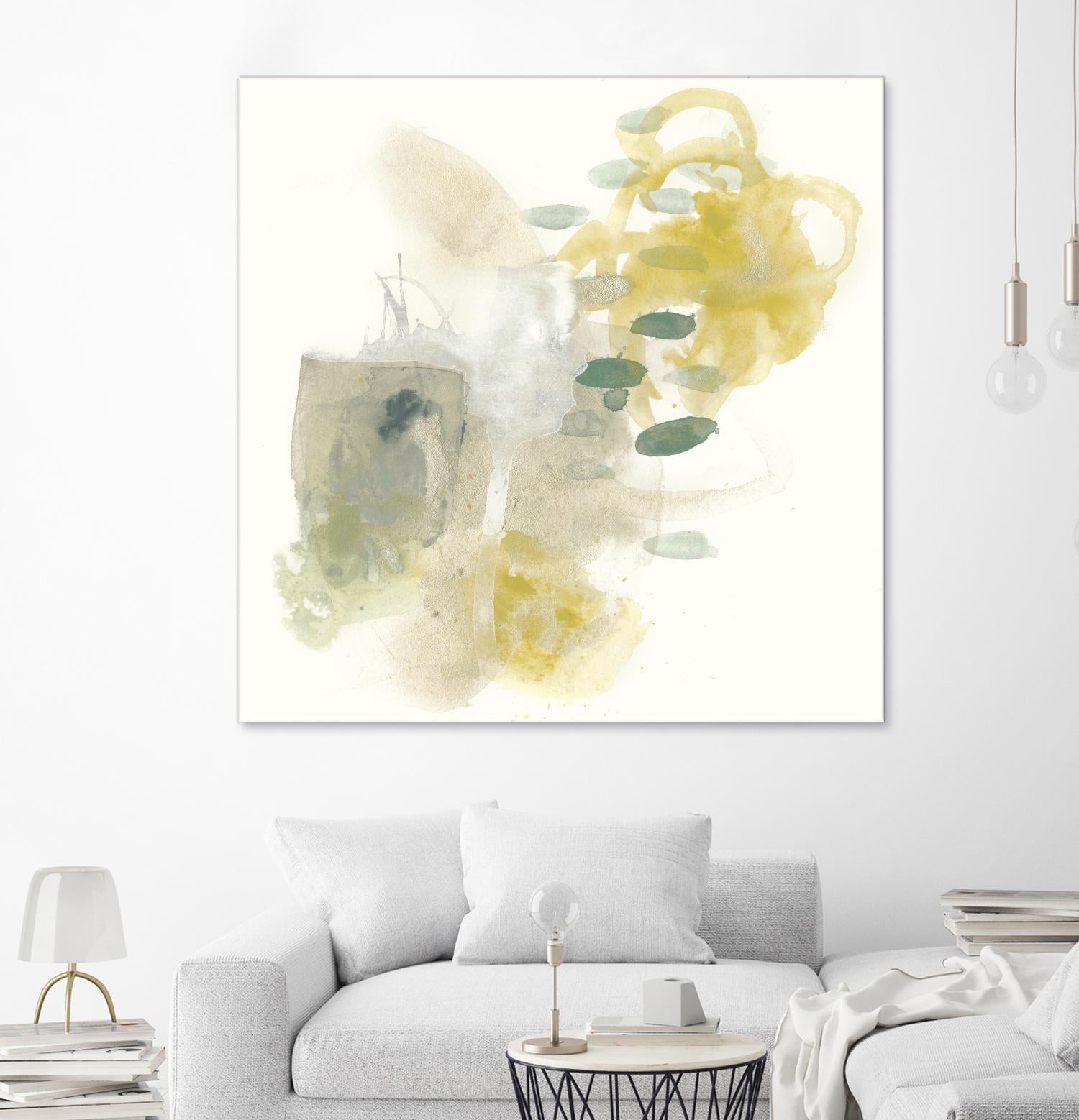 Apex Formula IV by June Erica Vess on GIANT ART - yellow abstract