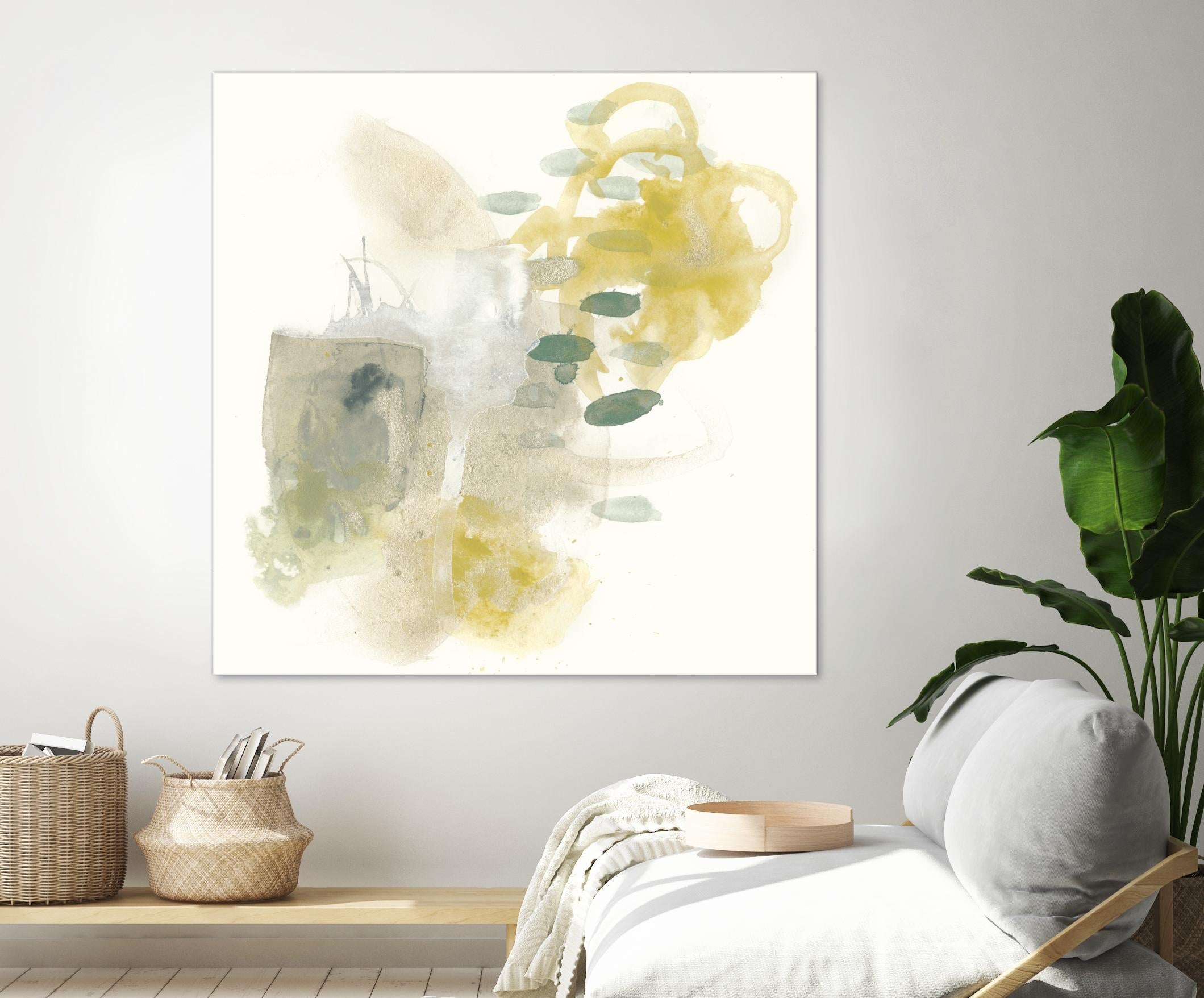 Apex Formula IV by June Erica Vess on GIANT ART - yellow abstract
