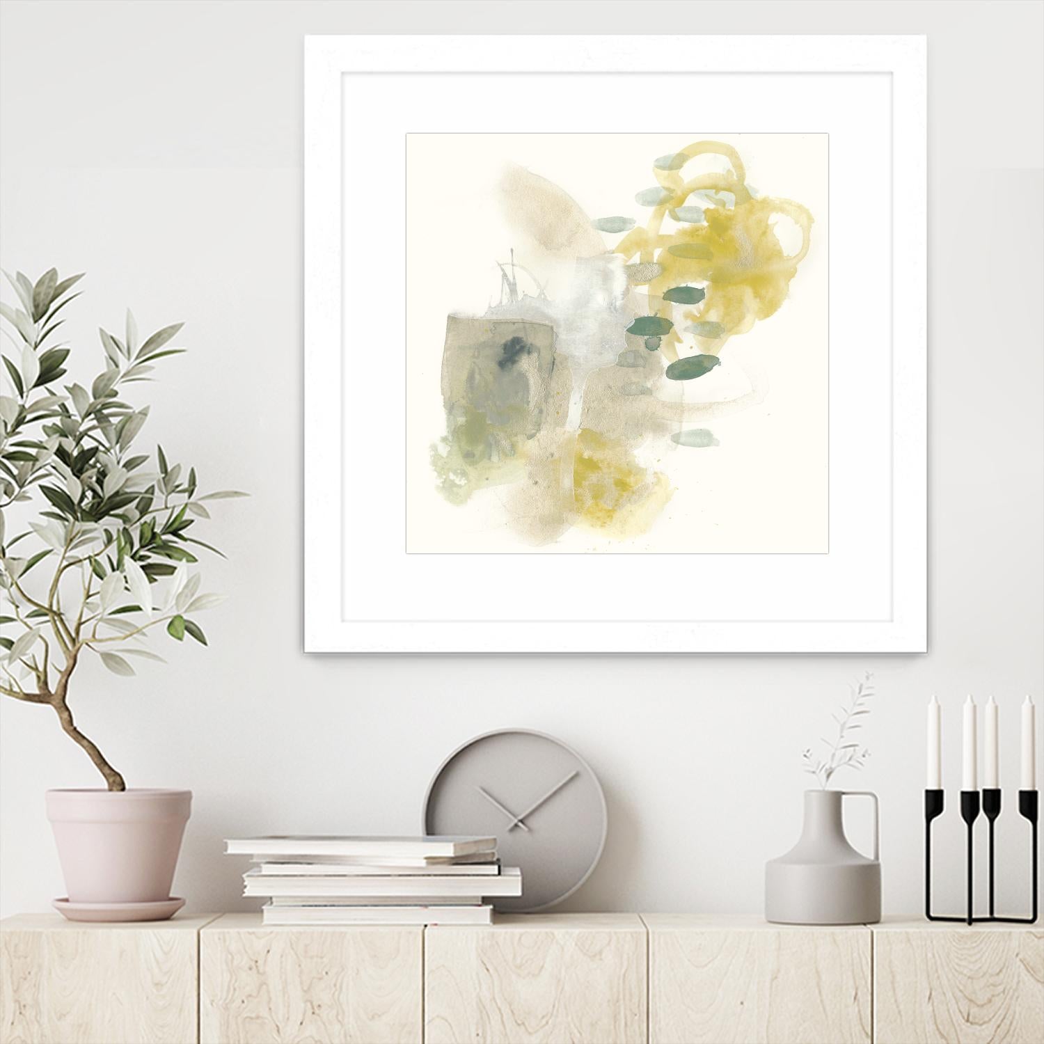 Apex Formula IV by June Erica Vess on GIANT ART - yellow abstract