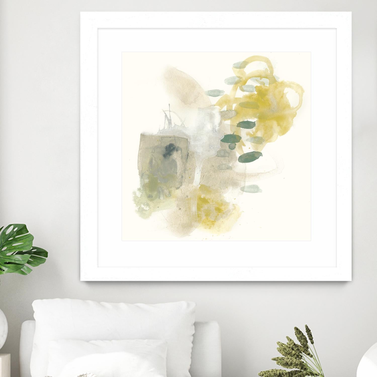Apex Formula IV by June Erica Vess on GIANT ART - yellow abstract
