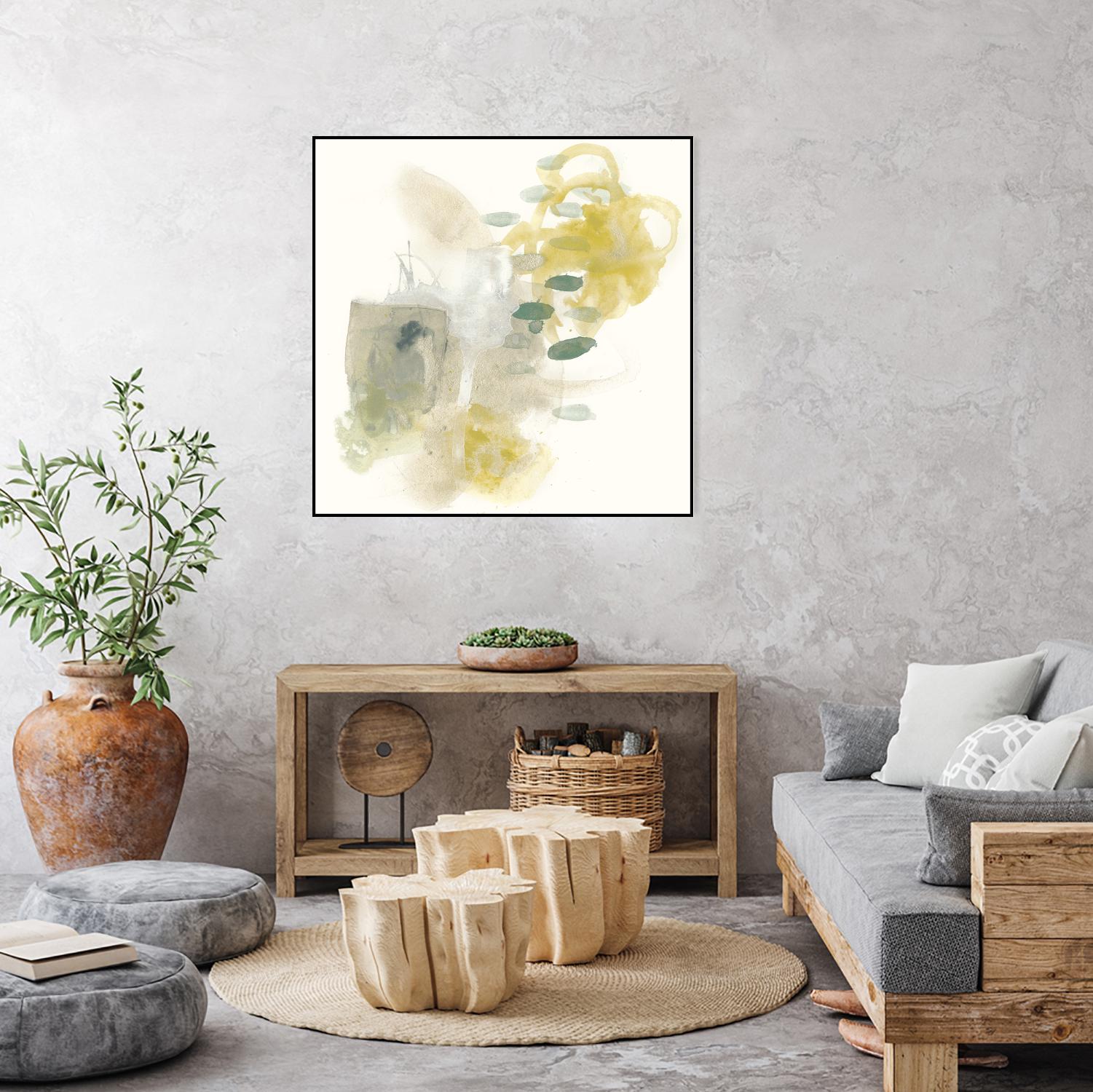 Apex Formula IV by June Erica Vess on GIANT ART - yellow abstract