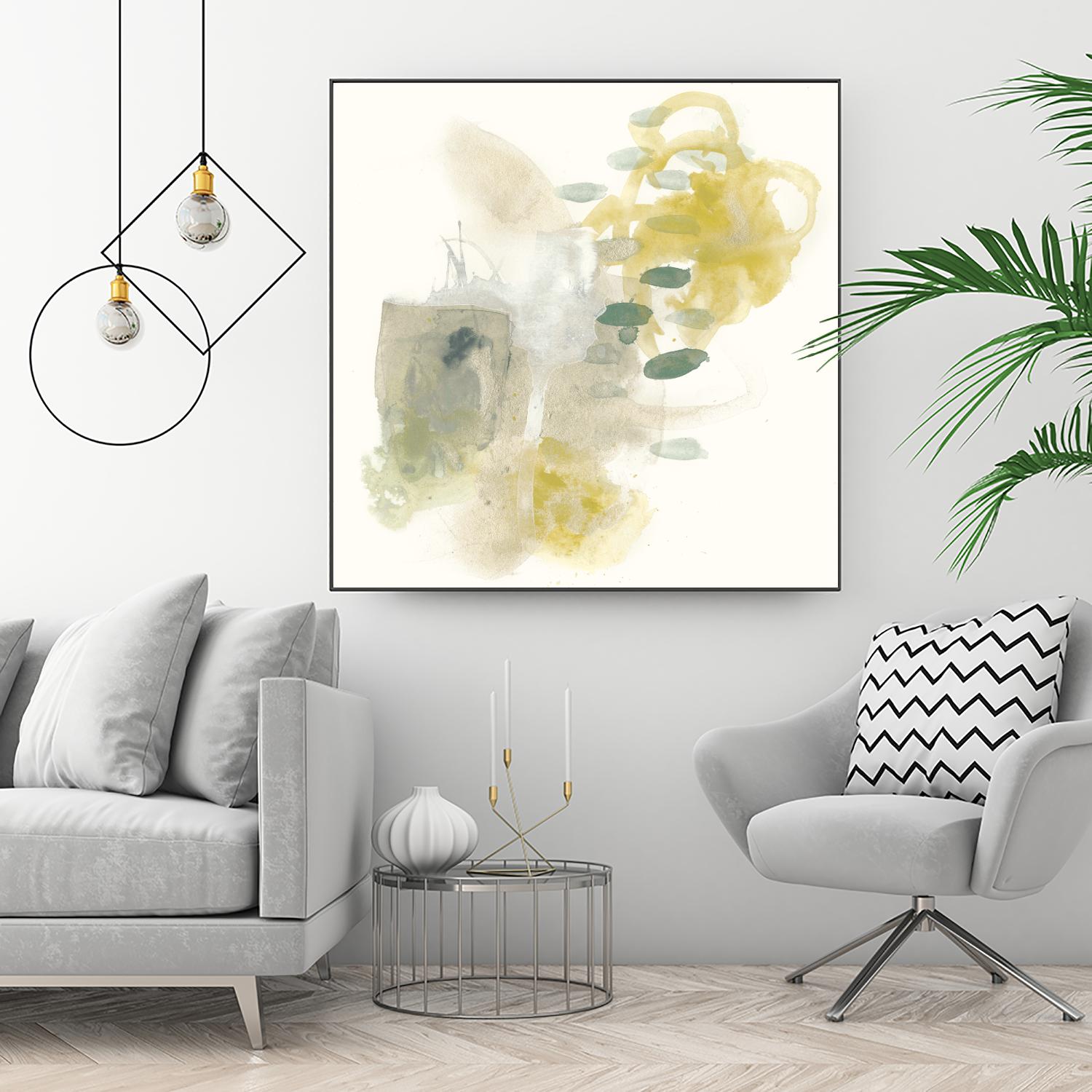 Apex Formula IV by June Erica Vess on GIANT ART - yellow abstract