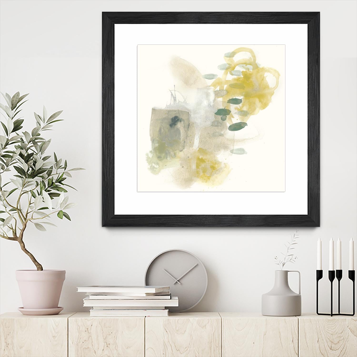 Apex Formula IV by June Erica Vess on GIANT ART - yellow abstract